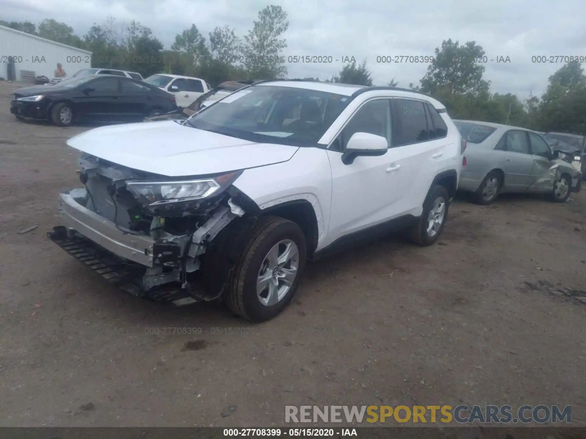 2 Photograph of a damaged car 2T3W1RFV2KW044417 TOYOTA RAV4 2019