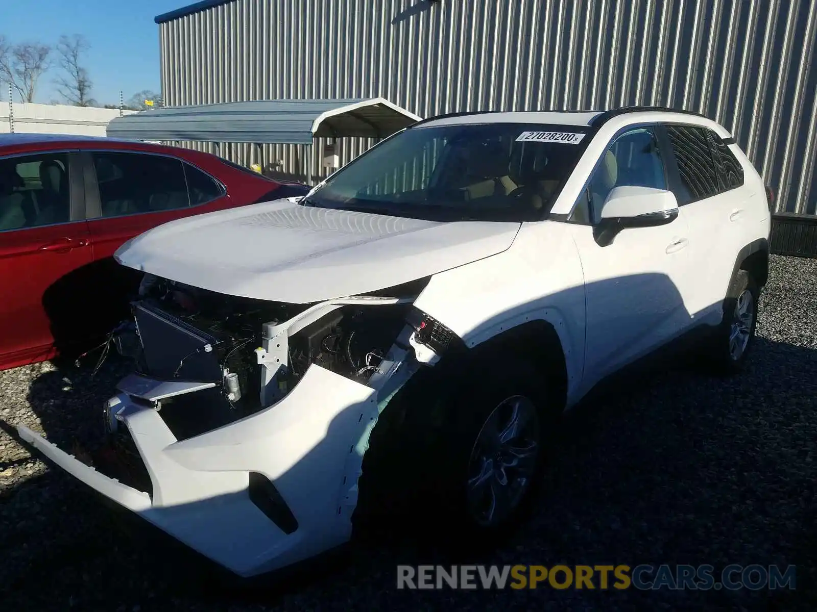 2 Photograph of a damaged car 2T3W1RFV2KW049424 TOYOTA RAV4 2019