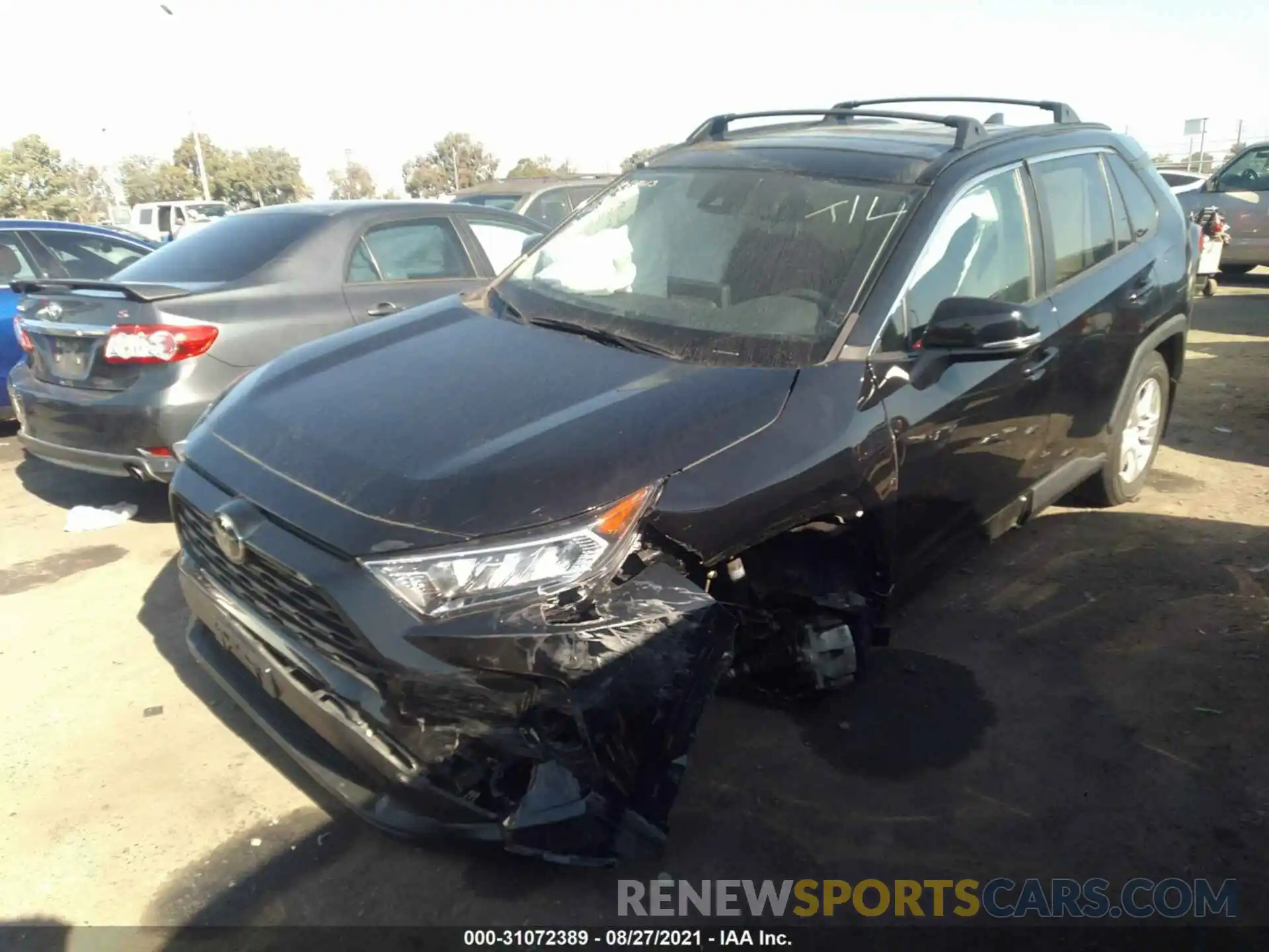 2 Photograph of a damaged car 2T3W1RFV2KW050217 TOYOTA RAV4 2019