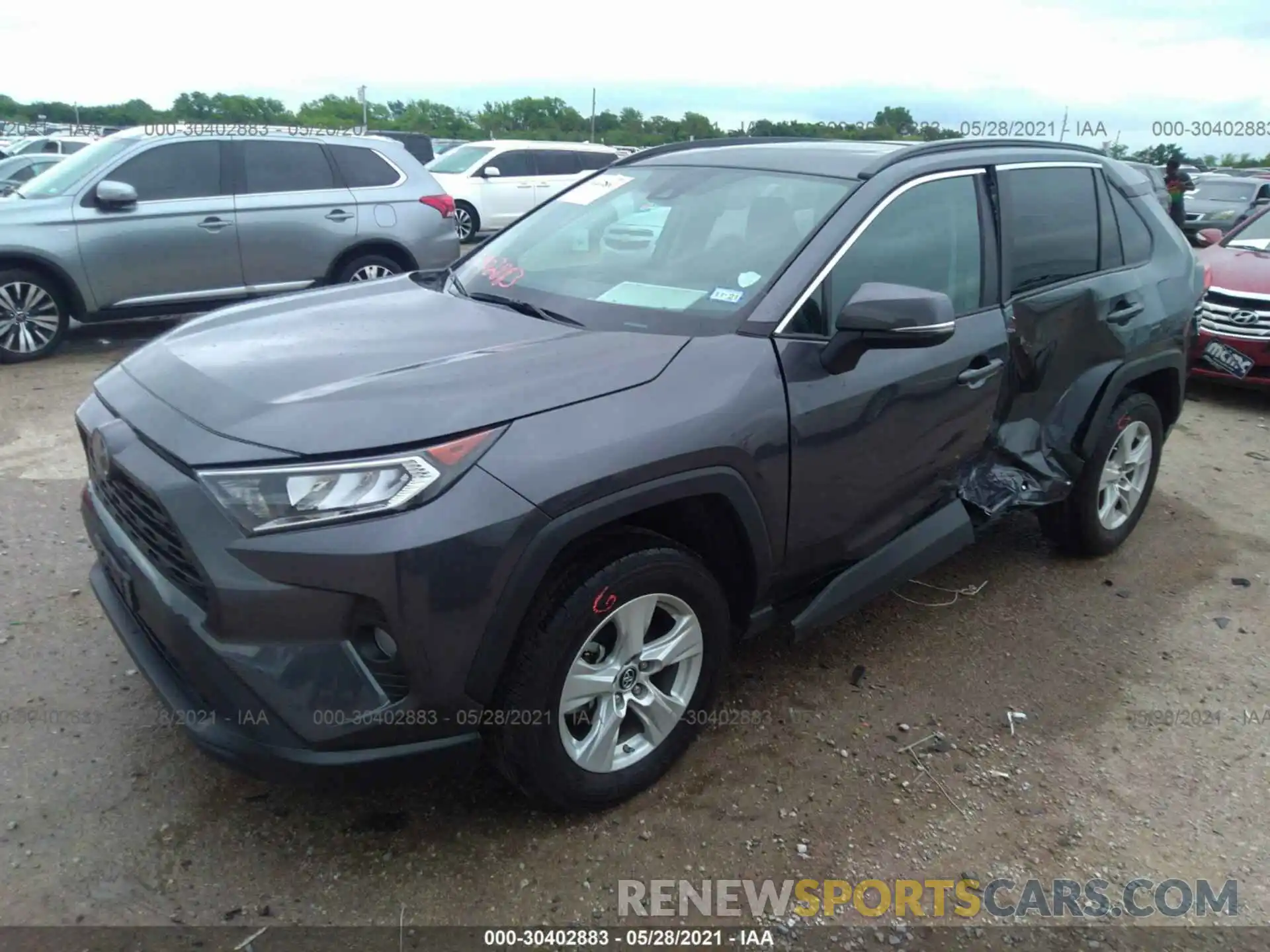 2 Photograph of a damaged car 2T3W1RFV2KW051173 TOYOTA RAV4 2019