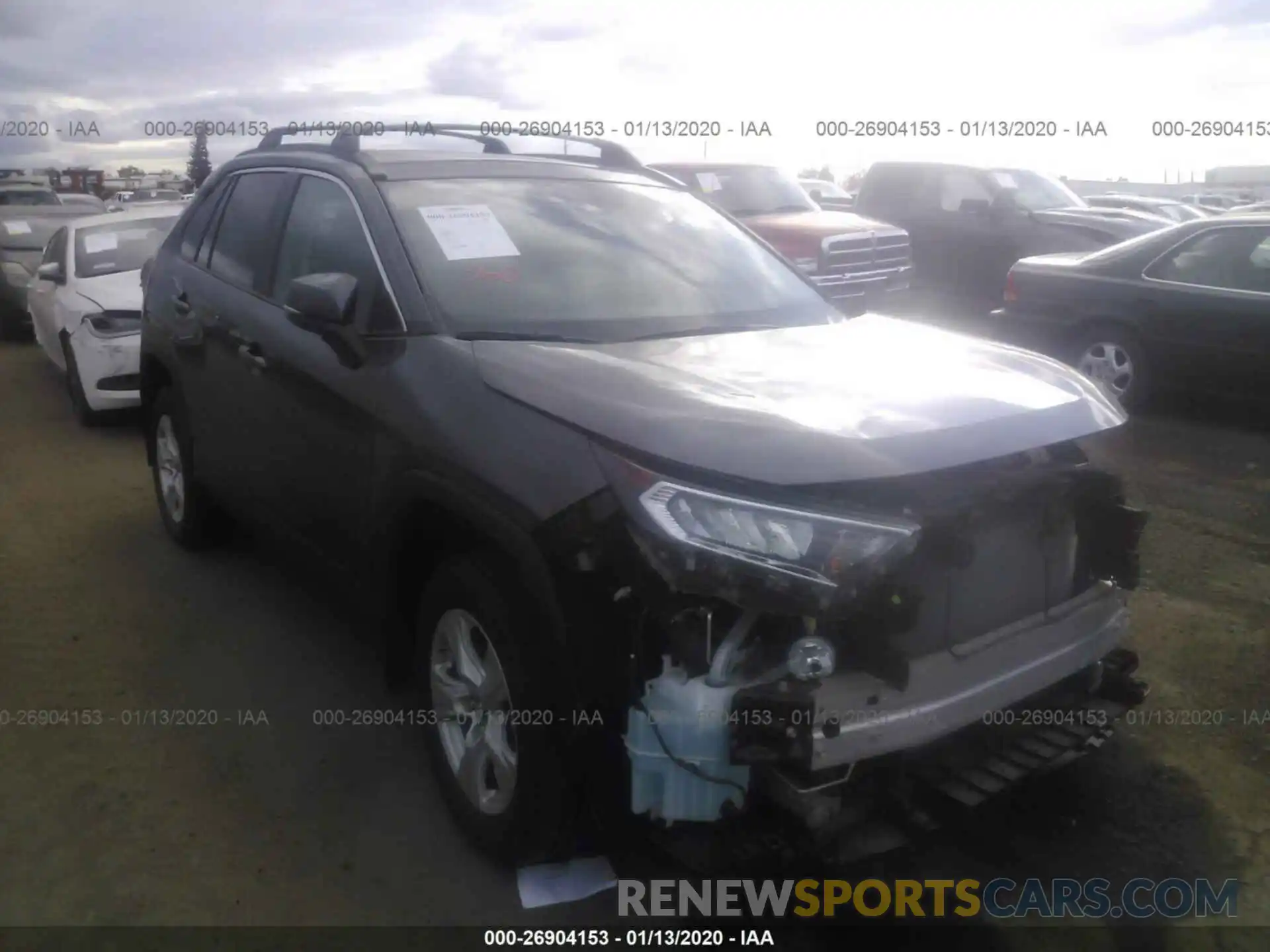 1 Фотография поврежденного автомобиля 2T3W1RFV3KC010200 TOYOTA RAV4 2019