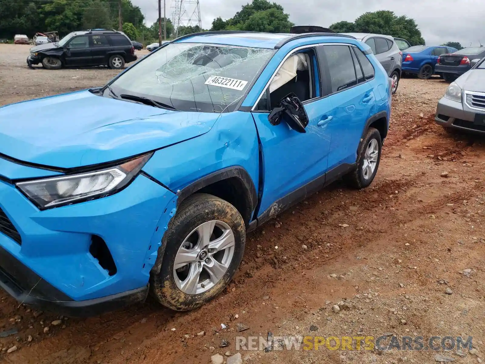 9 Фотография поврежденного автомобиля 2T3W1RFV3KC012089 TOYOTA RAV4 2019