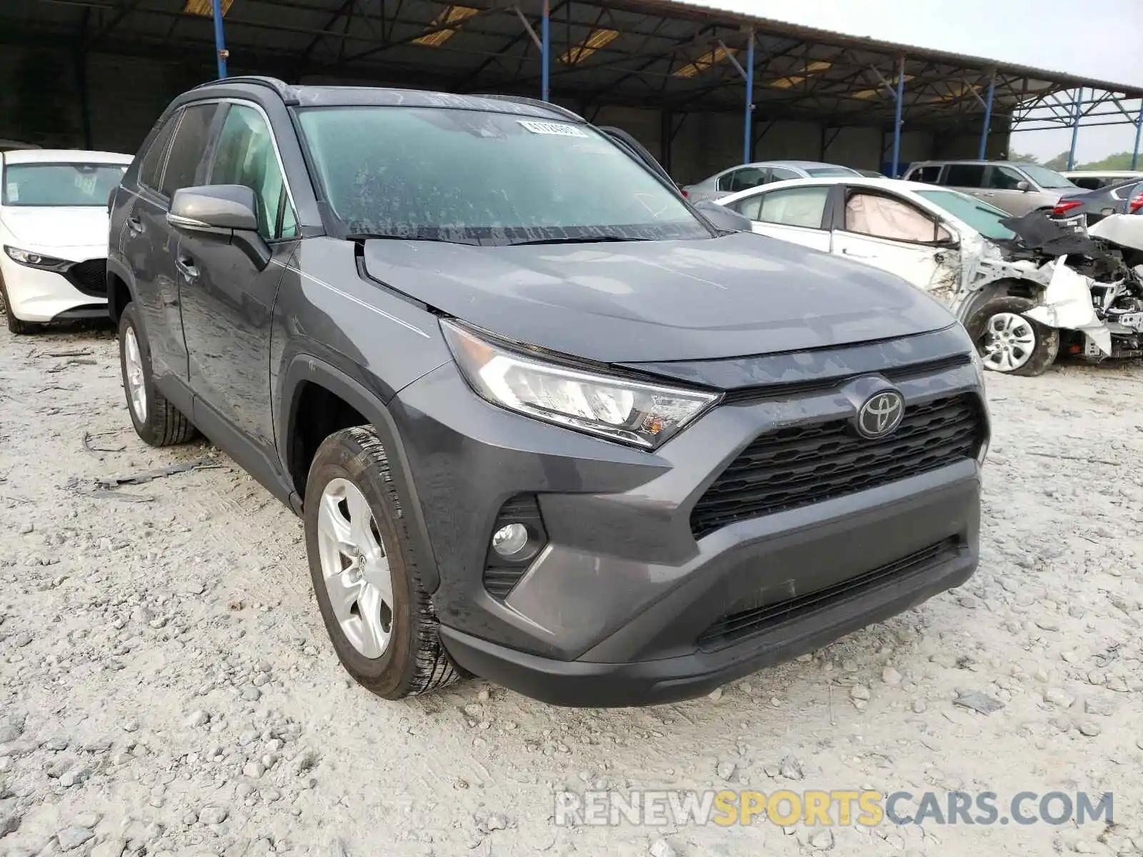 1 Photograph of a damaged car 2T3W1RFV3KC014229 TOYOTA RAV4 2019