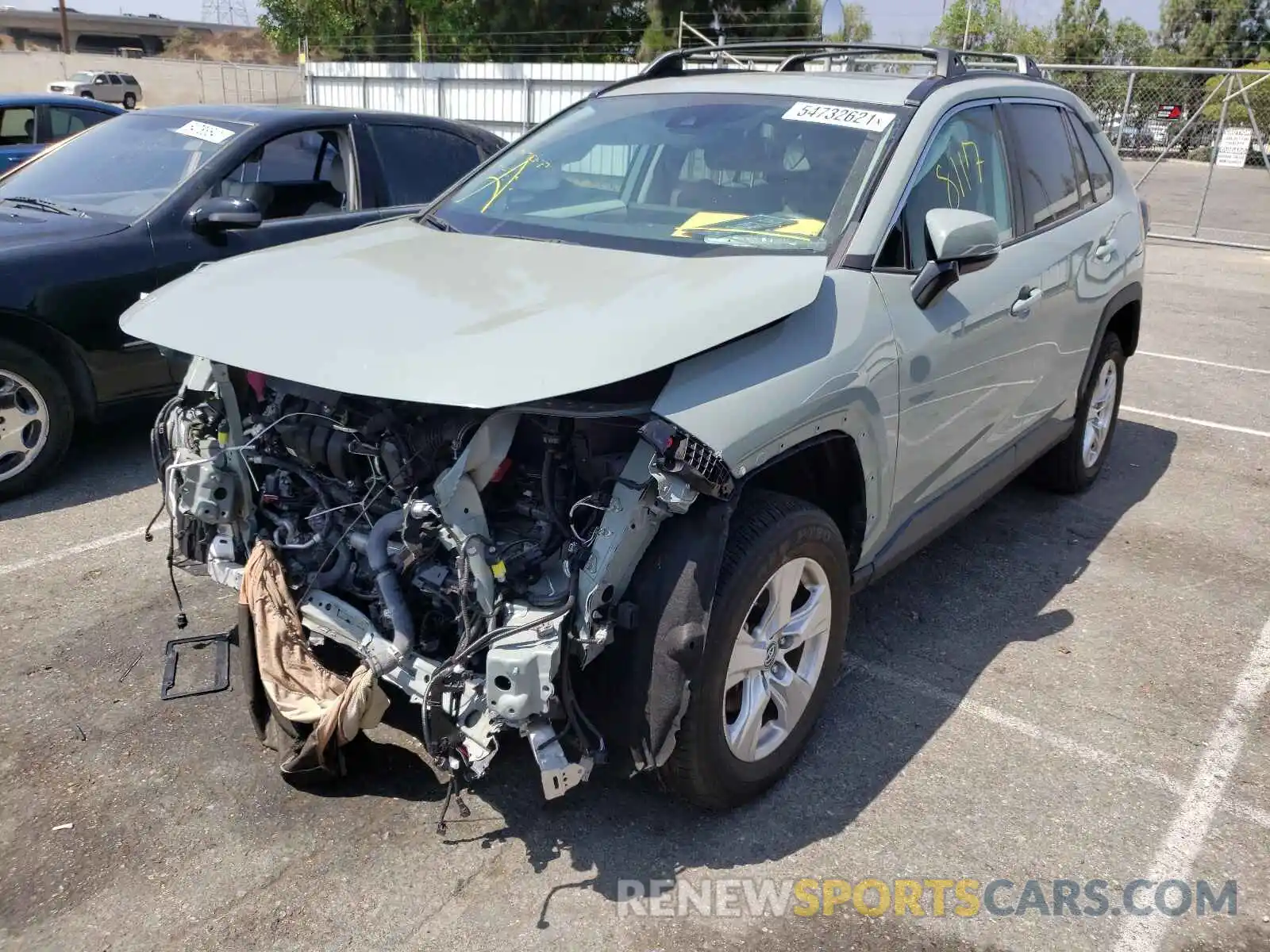 2 Photograph of a damaged car 2T3W1RFV3KC016336 TOYOTA RAV4 2019