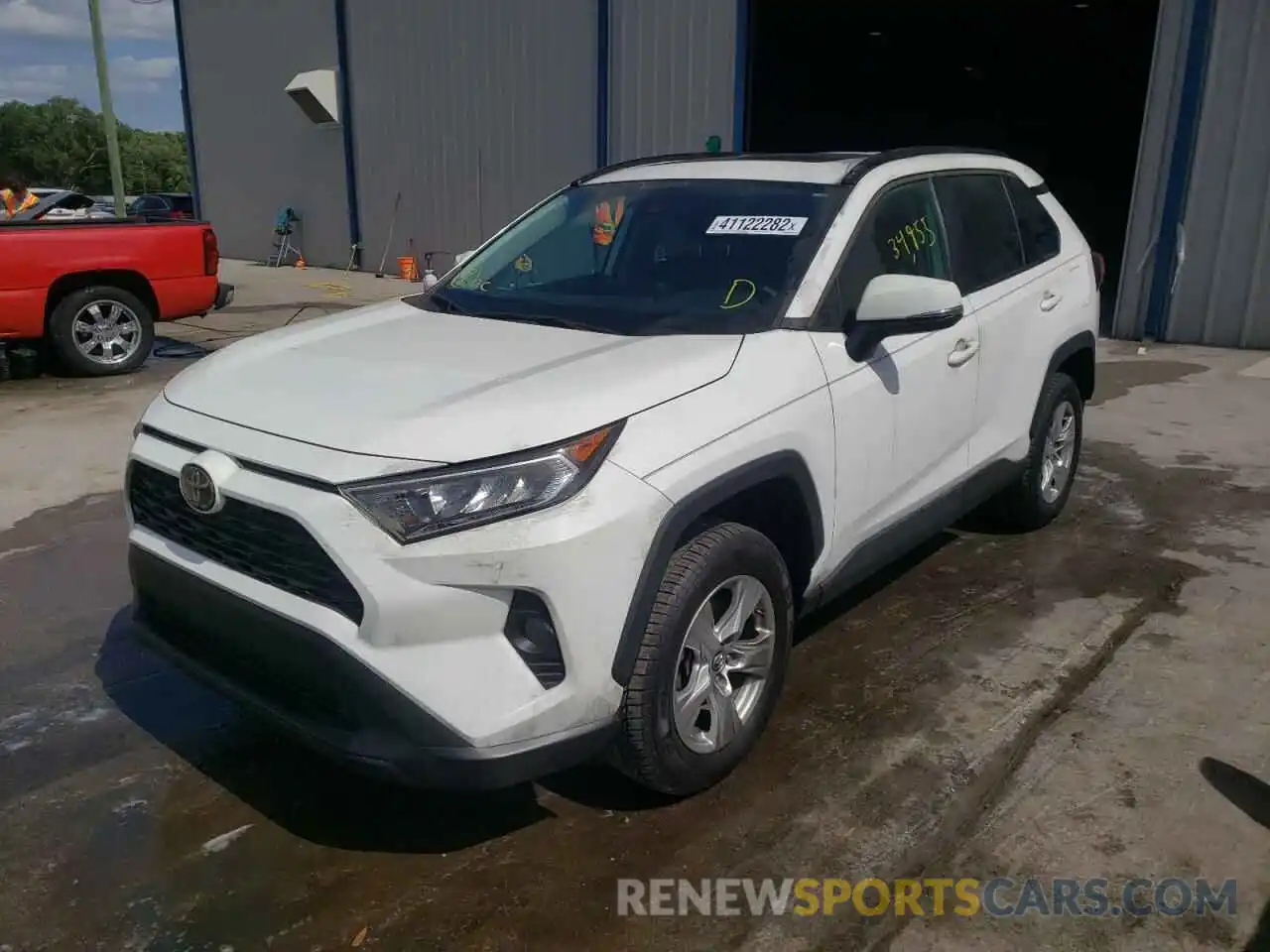 2 Photograph of a damaged car 2T3W1RFV3KC016482 TOYOTA RAV4 2019