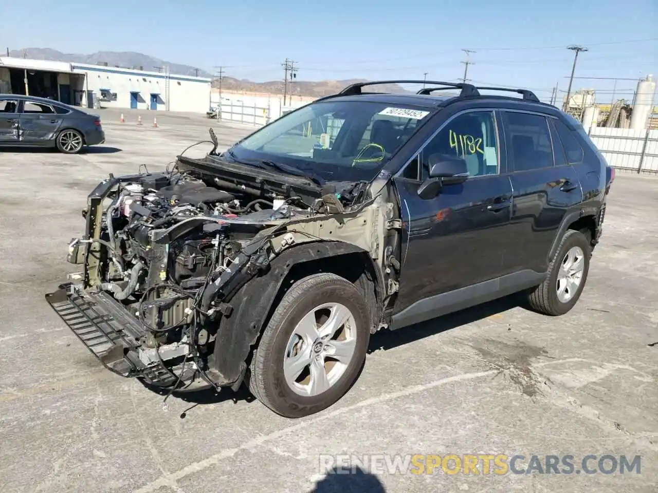 2 Photograph of a damaged car 2T3W1RFV3KC018720 TOYOTA RAV4 2019