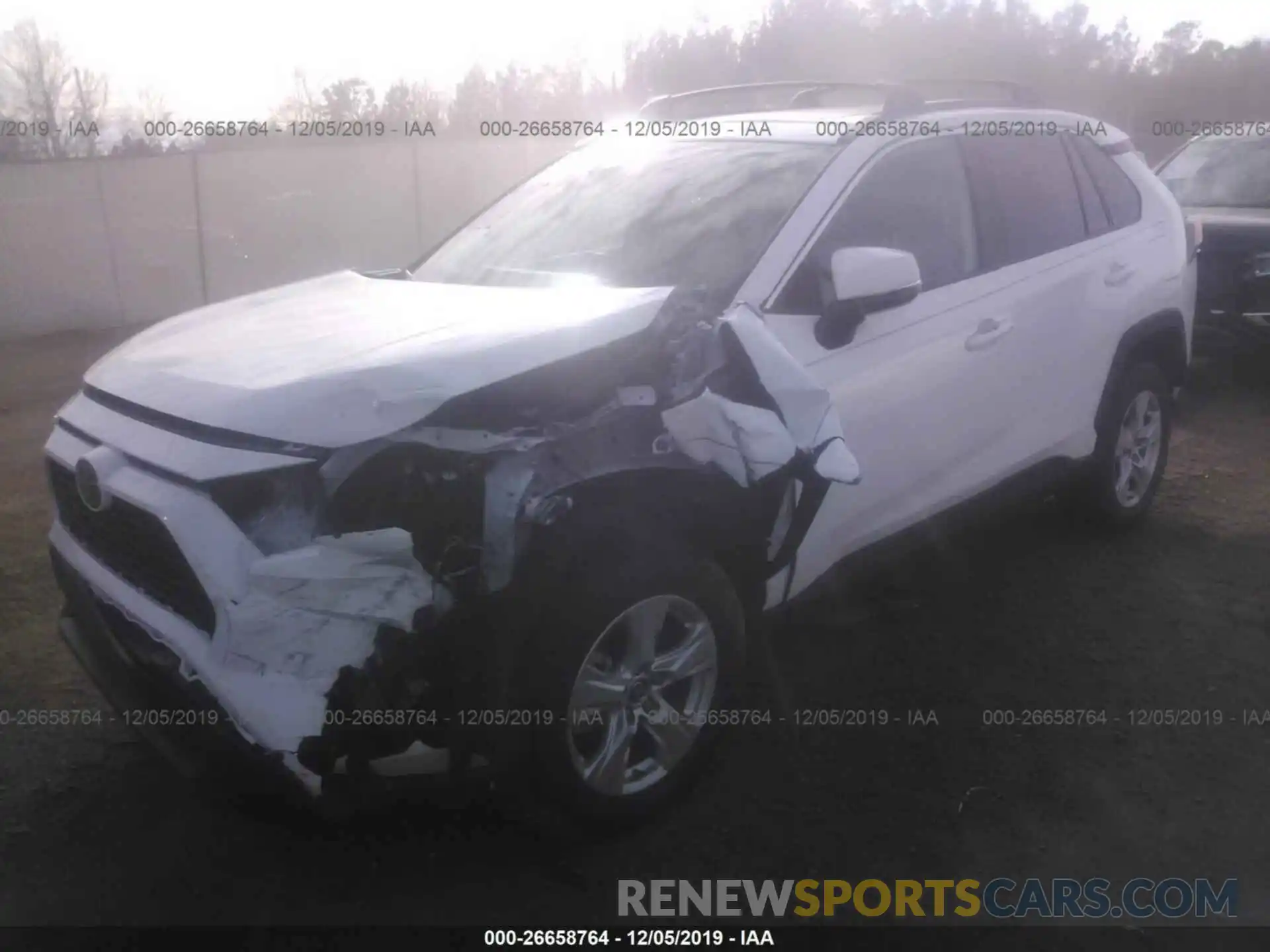 2 Photograph of a damaged car 2T3W1RFV3KC020368 TOYOTA RAV4 2019