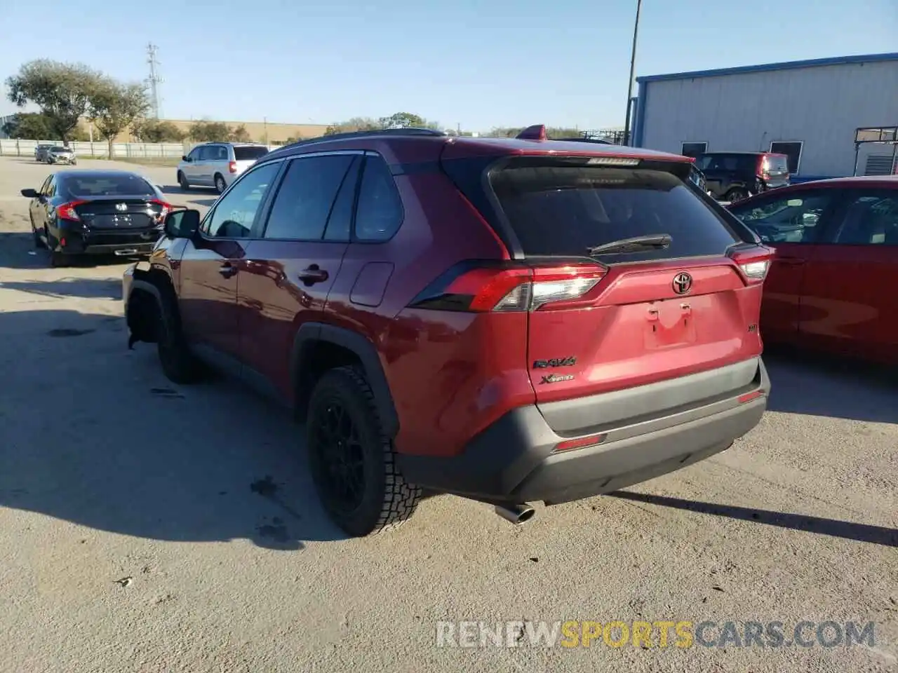 3 Photograph of a damaged car 2T3W1RFV3KC022332 TOYOTA RAV4 2019