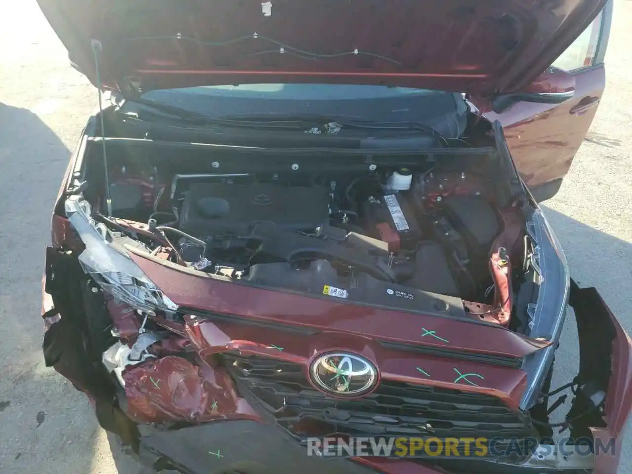 7 Photograph of a damaged car 2T3W1RFV3KC022332 TOYOTA RAV4 2019