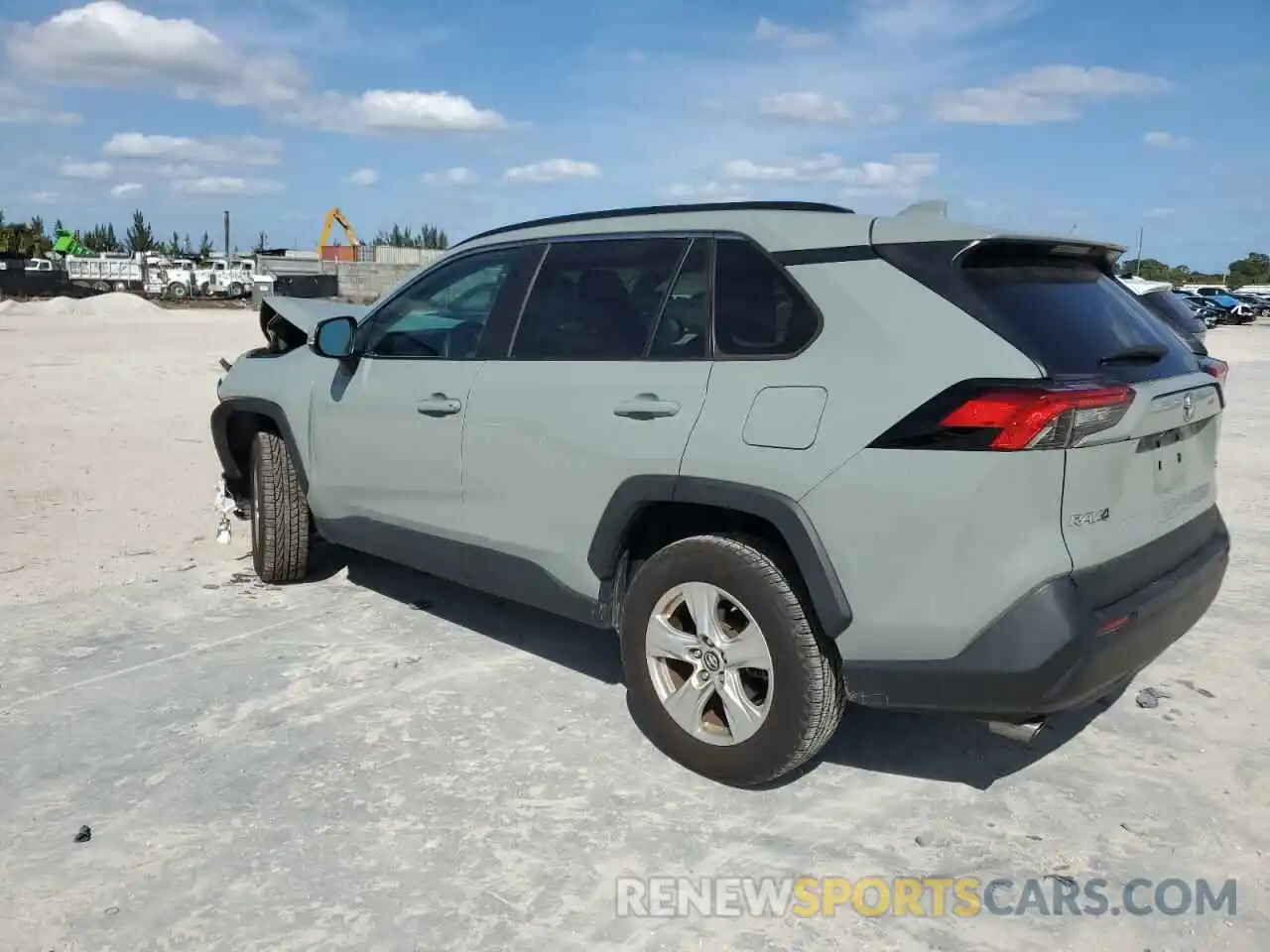 2 Photograph of a damaged car 2T3W1RFV3KC022797 TOYOTA RAV4 2019