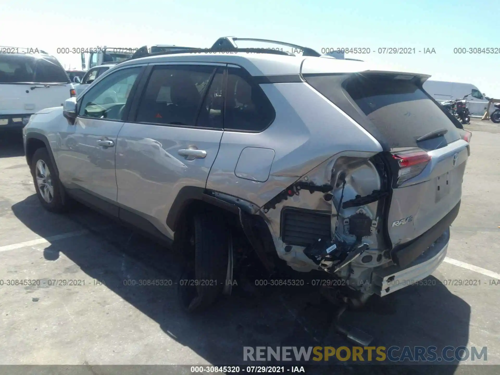 3 Photograph of a damaged car 2T3W1RFV3KC023061 TOYOTA RAV4 2019