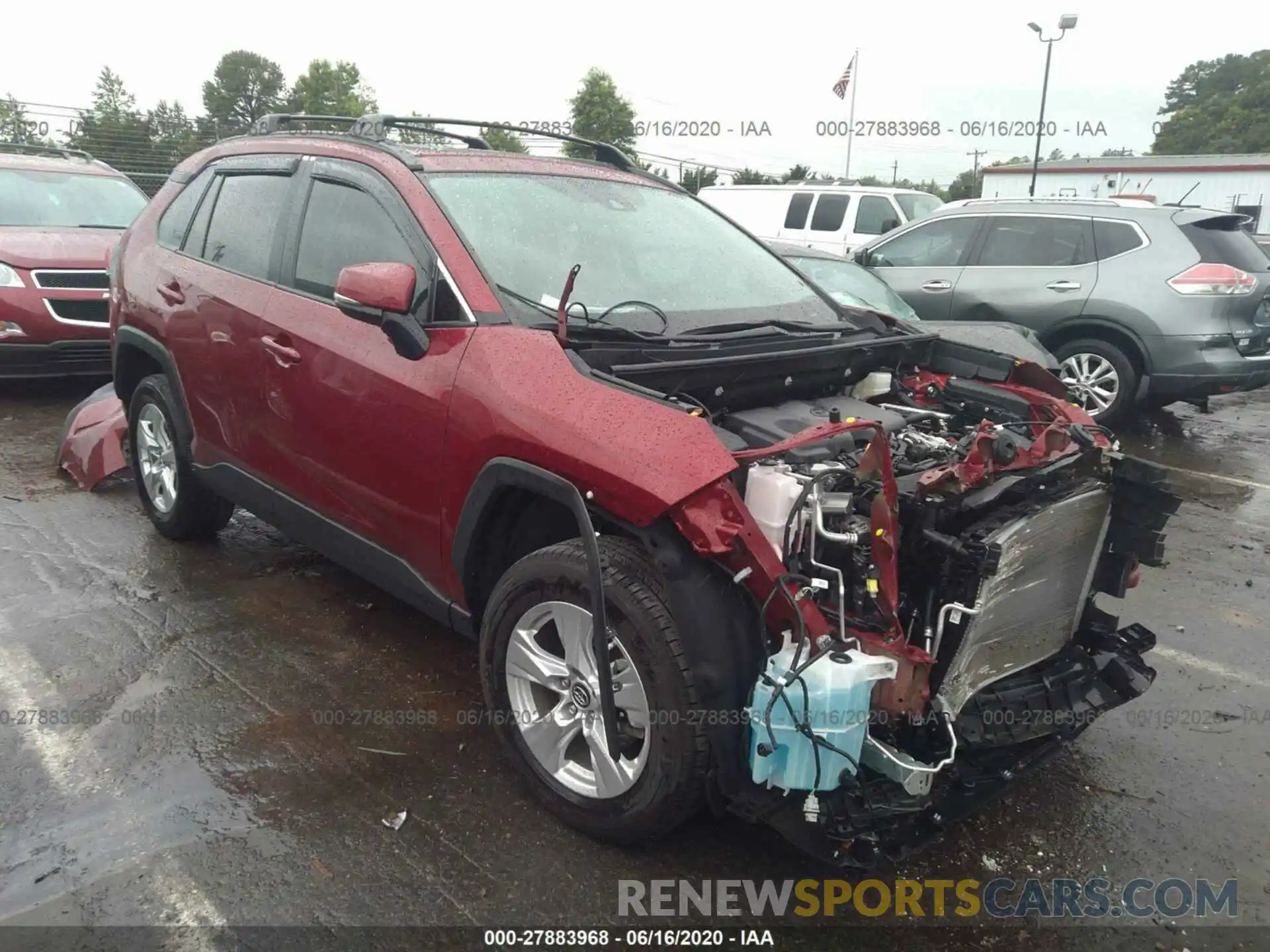 1 Photograph of a damaged car 2T3W1RFV3KC023349 TOYOTA RAV4 2019