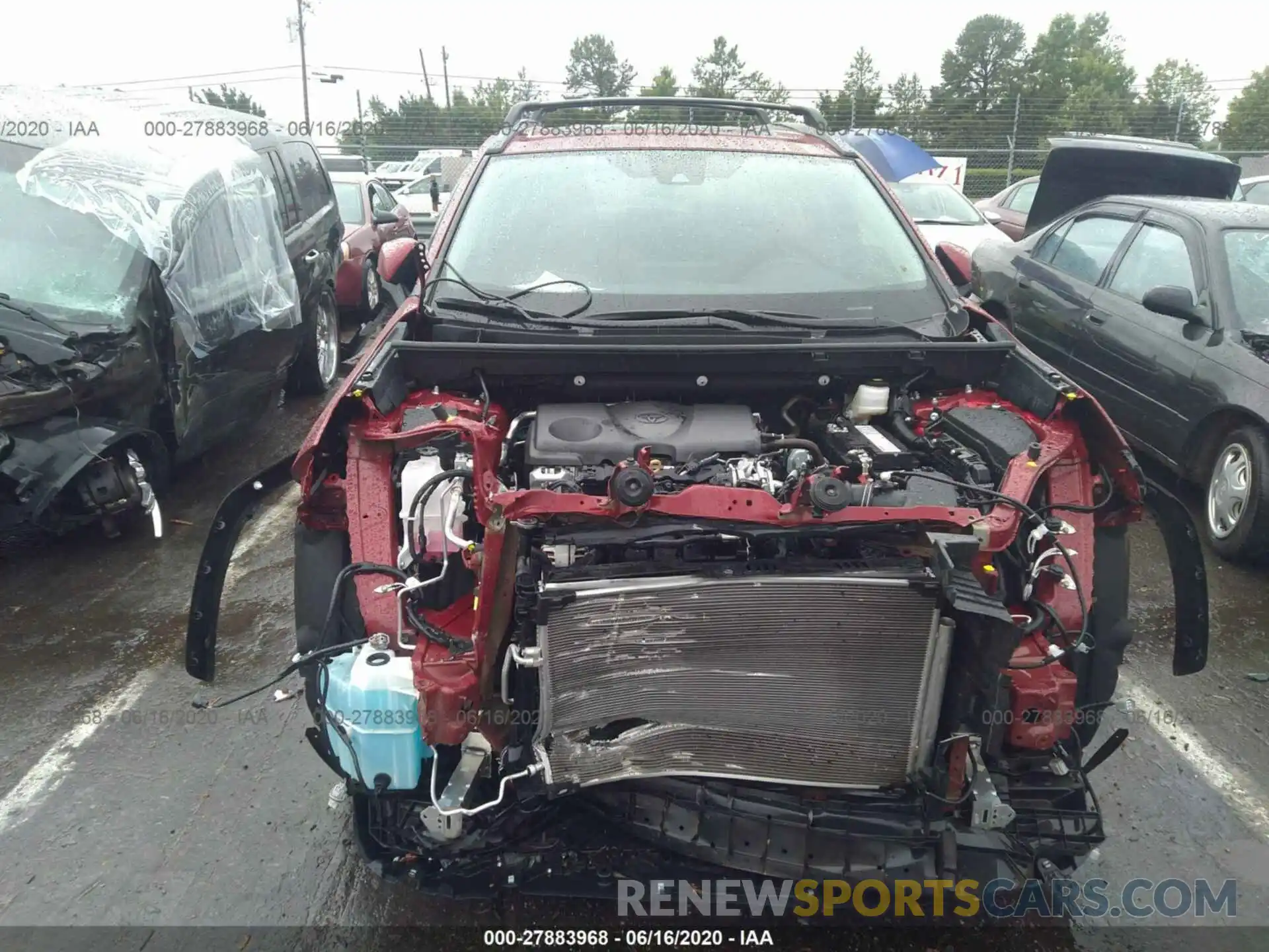 6 Photograph of a damaged car 2T3W1RFV3KC023349 TOYOTA RAV4 2019