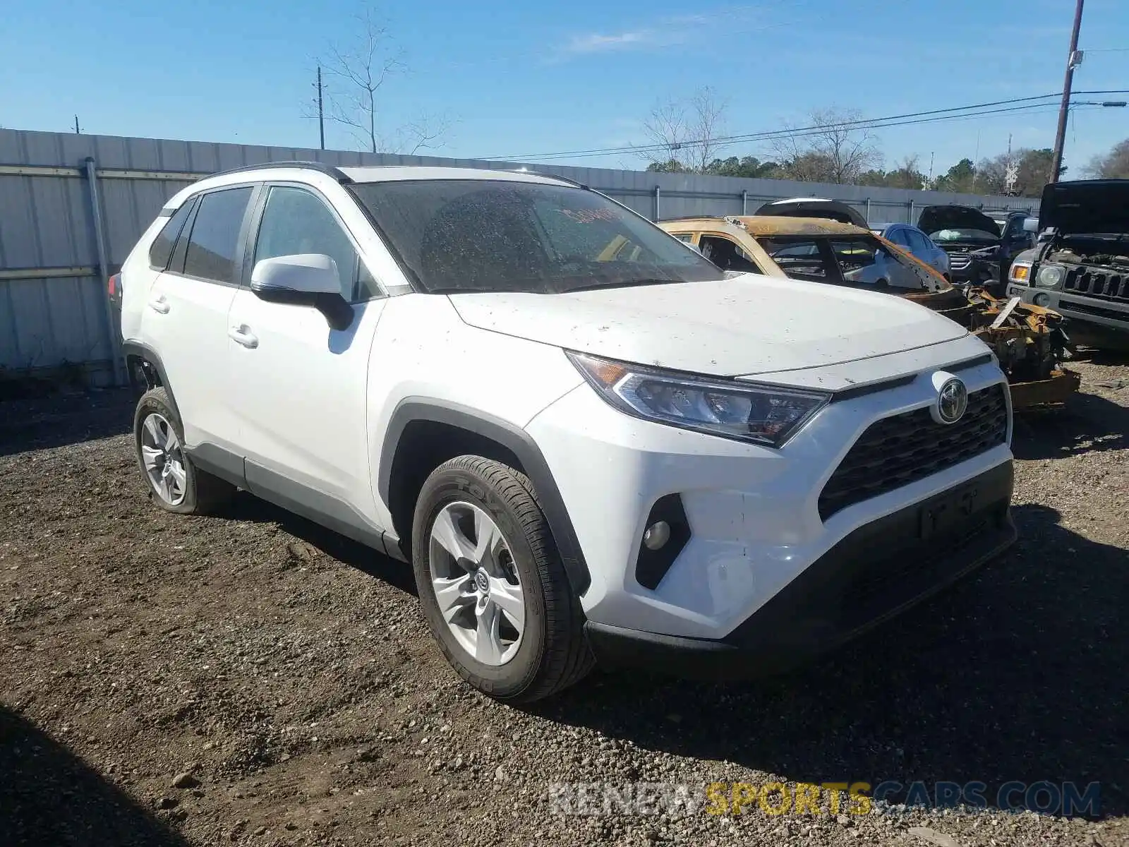 1 Photograph of a damaged car 2T3W1RFV3KC025425 TOYOTA RAV4 2019