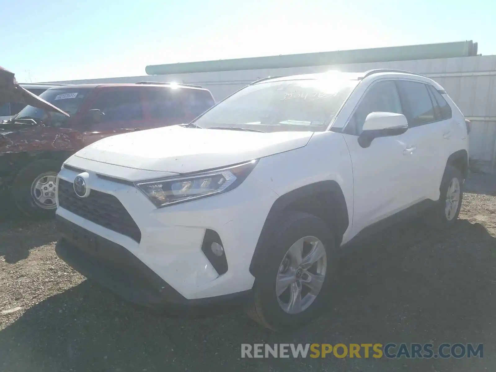 2 Photograph of a damaged car 2T3W1RFV3KC025425 TOYOTA RAV4 2019