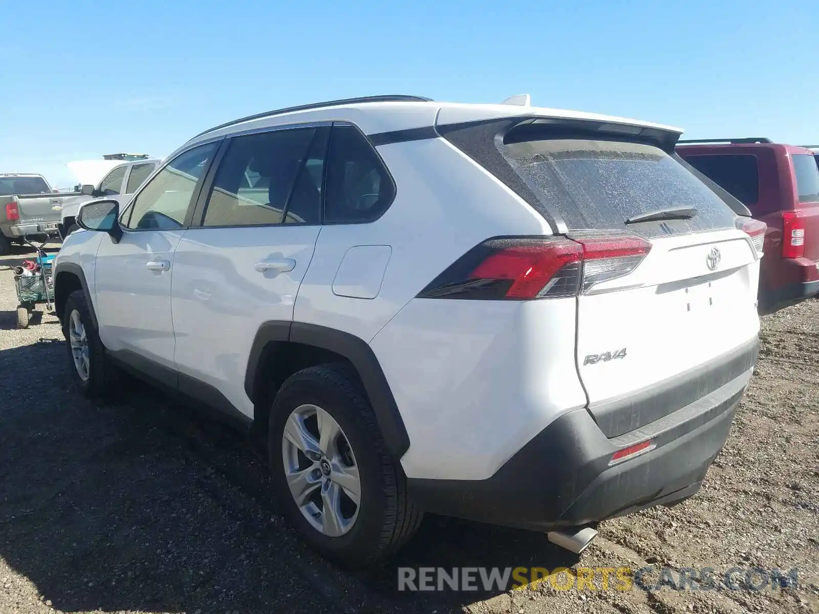 3 Photograph of a damaged car 2T3W1RFV3KC025425 TOYOTA RAV4 2019