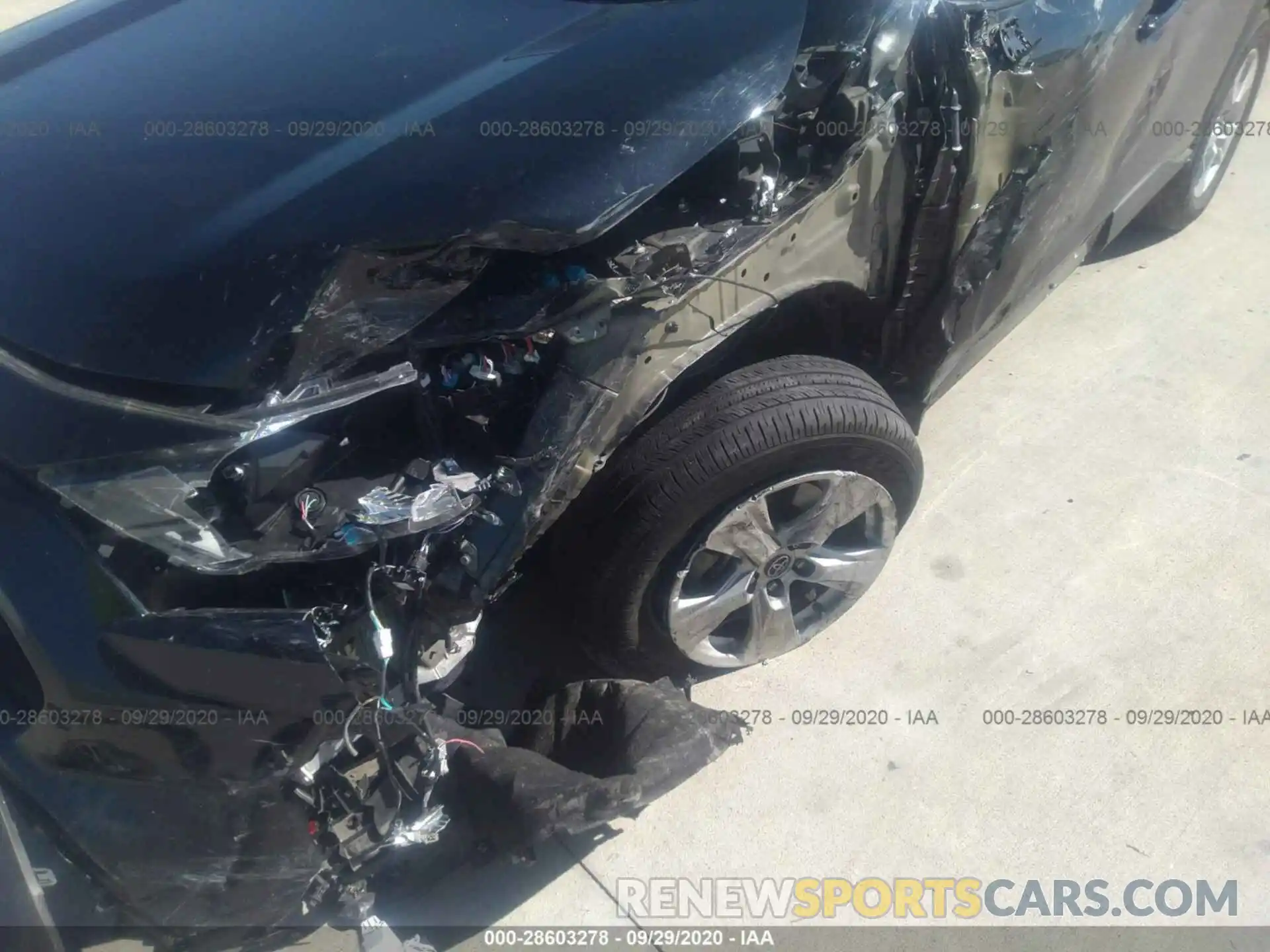 6 Фотография поврежденного автомобиля 2T3W1RFV3KC028728 TOYOTA RAV4 2019