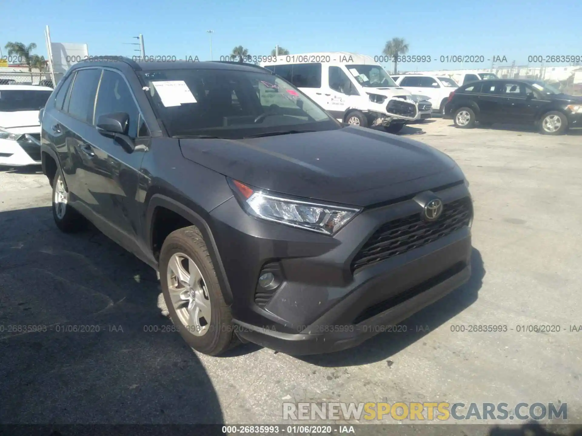 1 Photograph of a damaged car 2T3W1RFV3KW001480 TOYOTA RAV4 2019