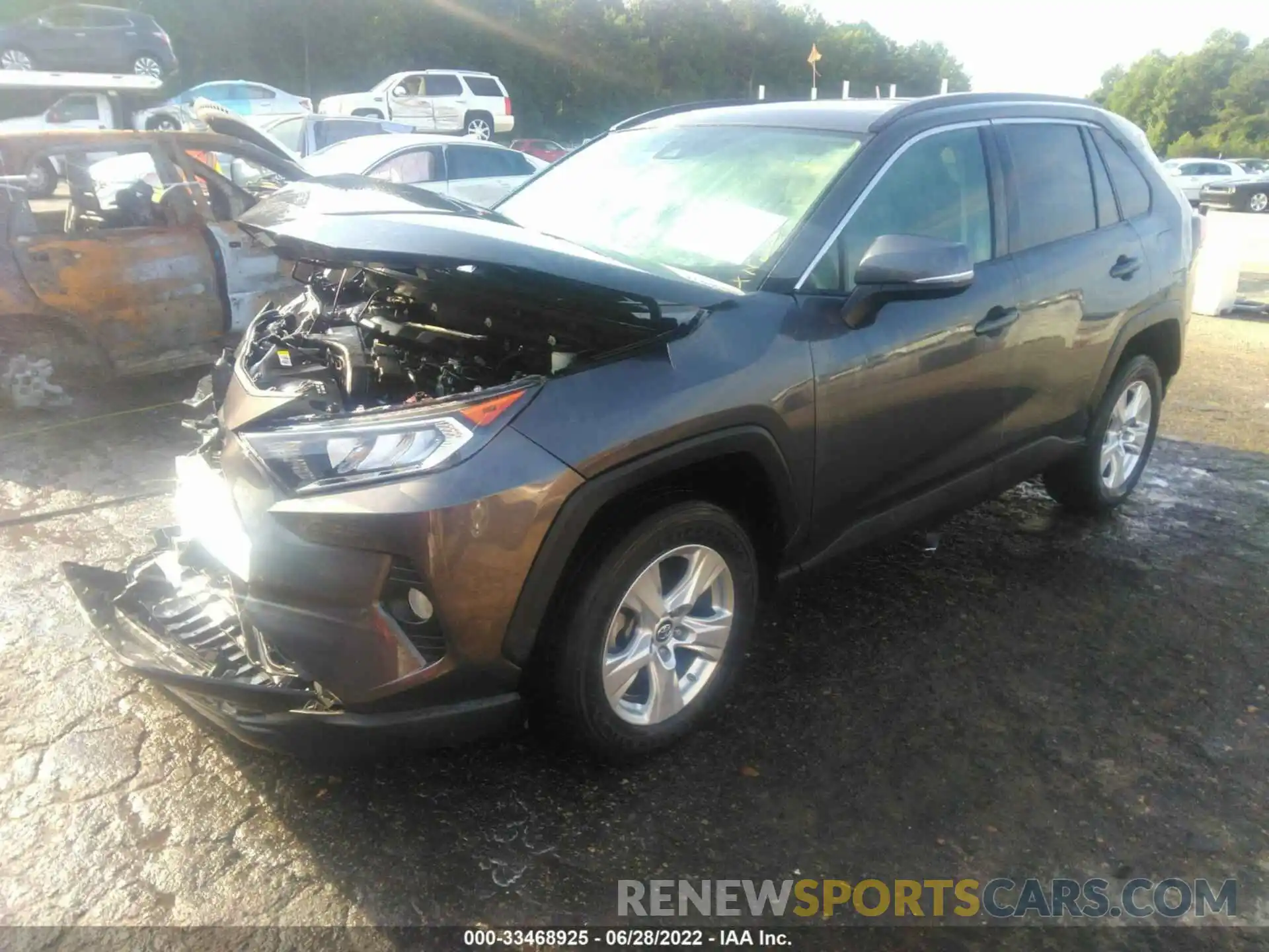 2 Photograph of a damaged car 2T3W1RFV3KW003231 TOYOTA RAV4 2019