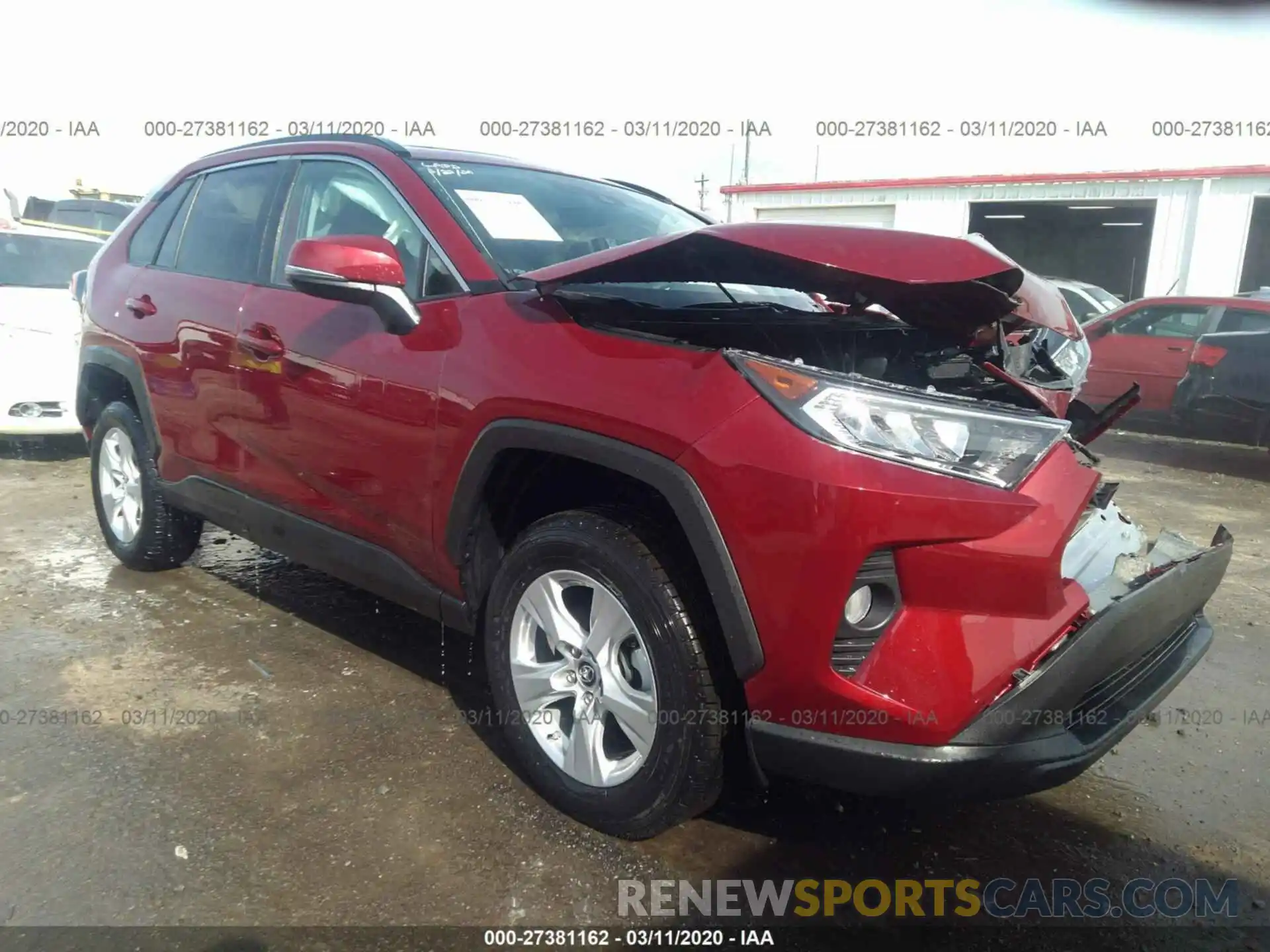 1 Photograph of a damaged car 2T3W1RFV3KW003424 TOYOTA RAV4 2019