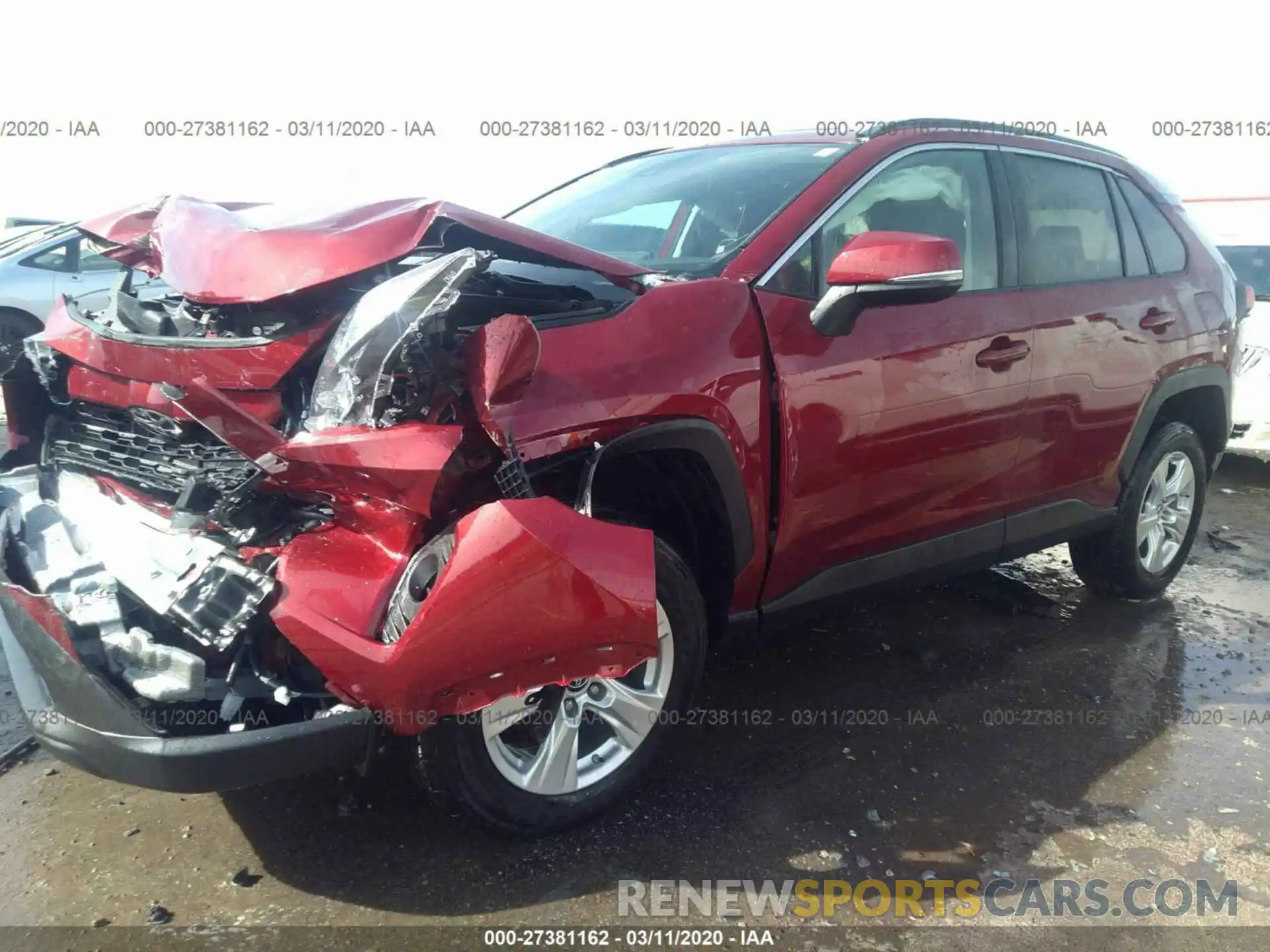 2 Photograph of a damaged car 2T3W1RFV3KW003424 TOYOTA RAV4 2019