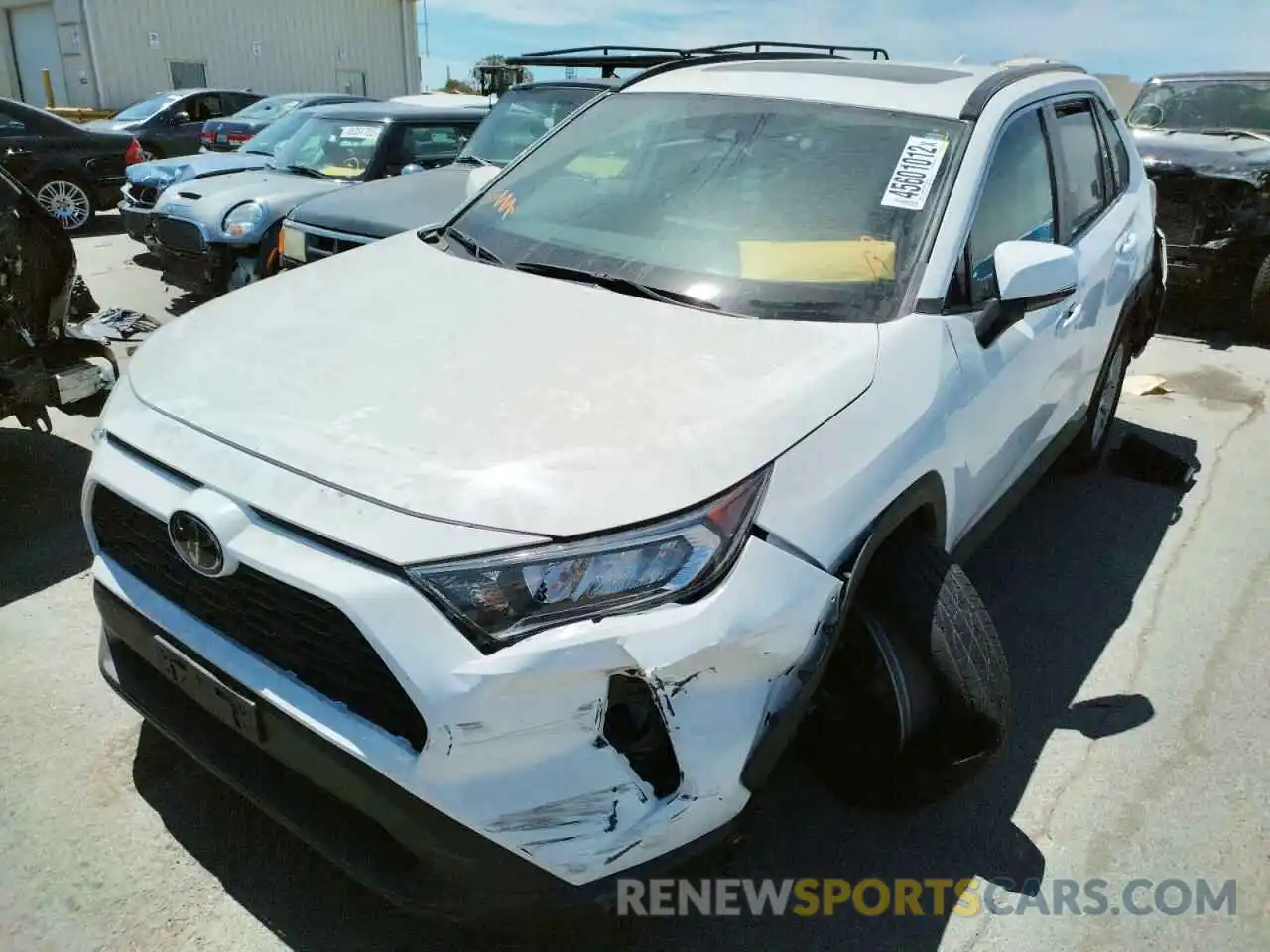 2 Photograph of a damaged car 2T3W1RFV3KW003746 TOYOTA RAV4 2019