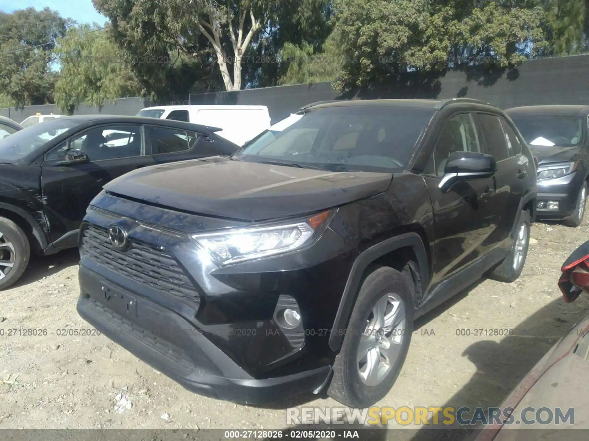 2 Photograph of a damaged car 2T3W1RFV3KW007179 TOYOTA RAV4 2019