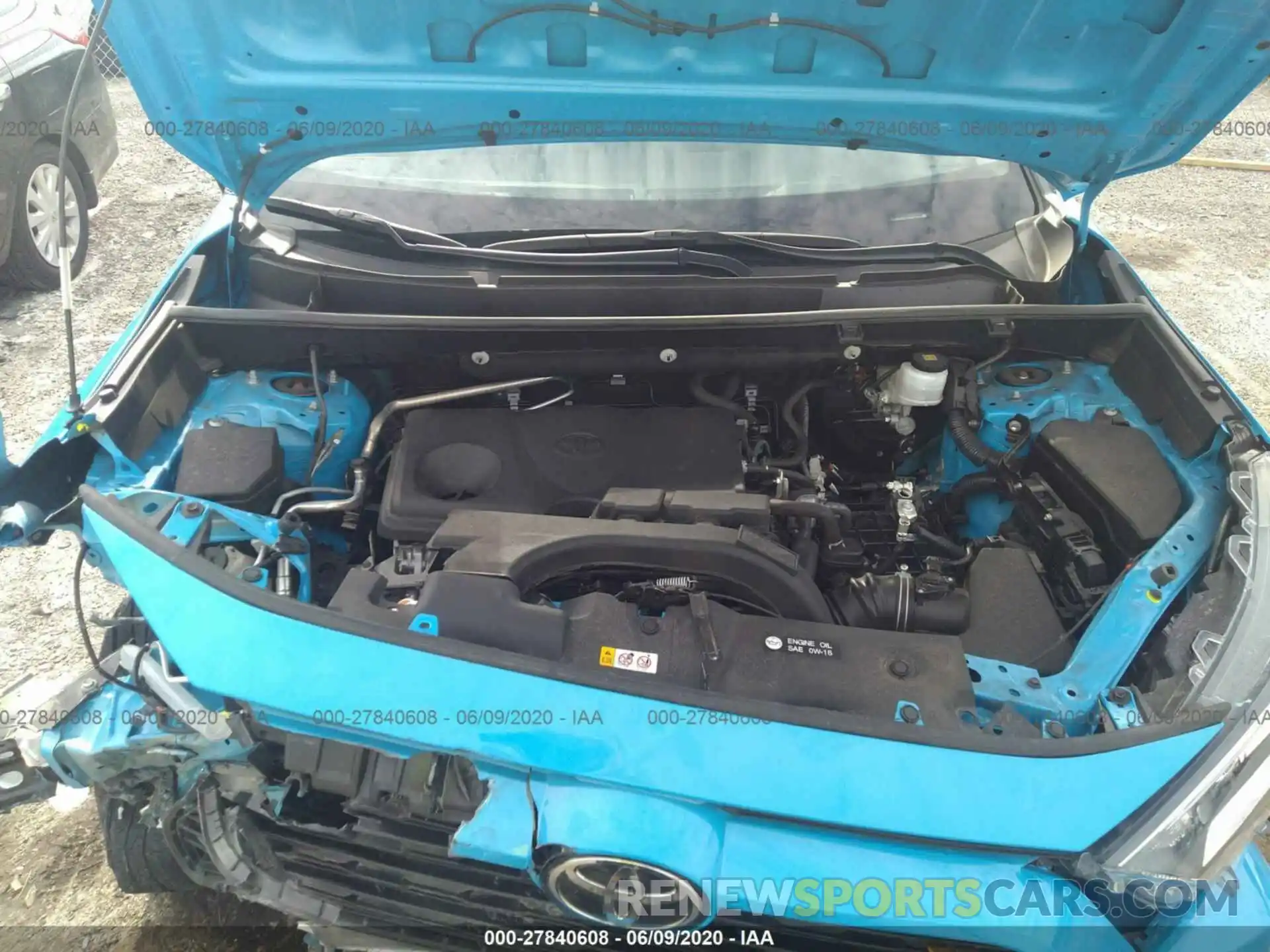 10 Фотография поврежденного автомобиля 2T3W1RFV3KW011281 TOYOTA RAV4 2019