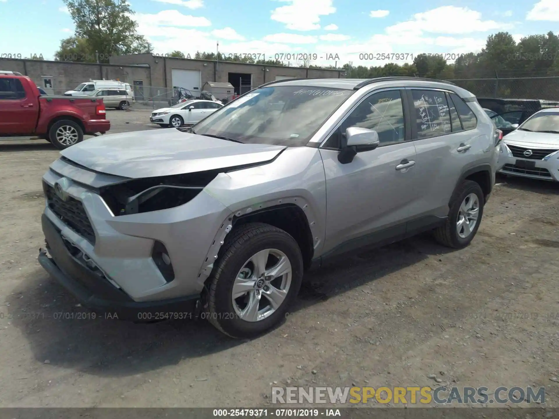 2 Photograph of a damaged car 2T3W1RFV3KW014150 TOYOTA RAV4 2019