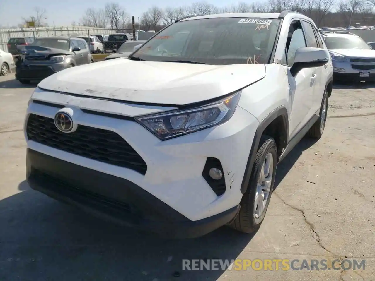 2 Фотография поврежденного автомобиля 2T3W1RFV3KW015587 TOYOTA RAV4 2019