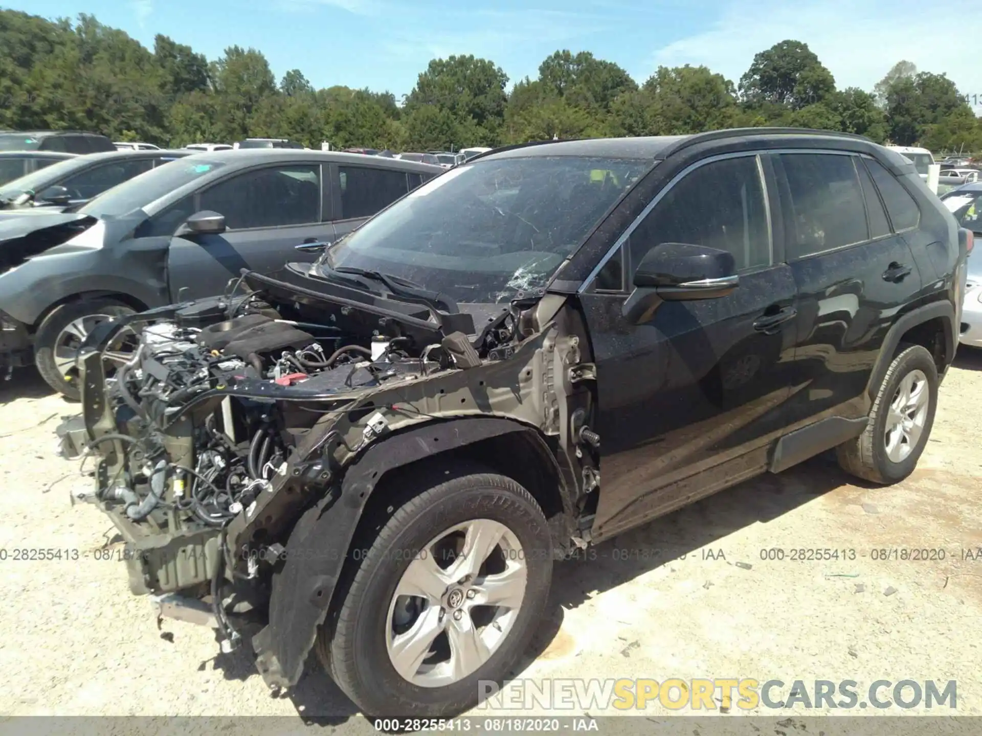 2 Photograph of a damaged car 2T3W1RFV3KW020031 TOYOTA RAV4 2019