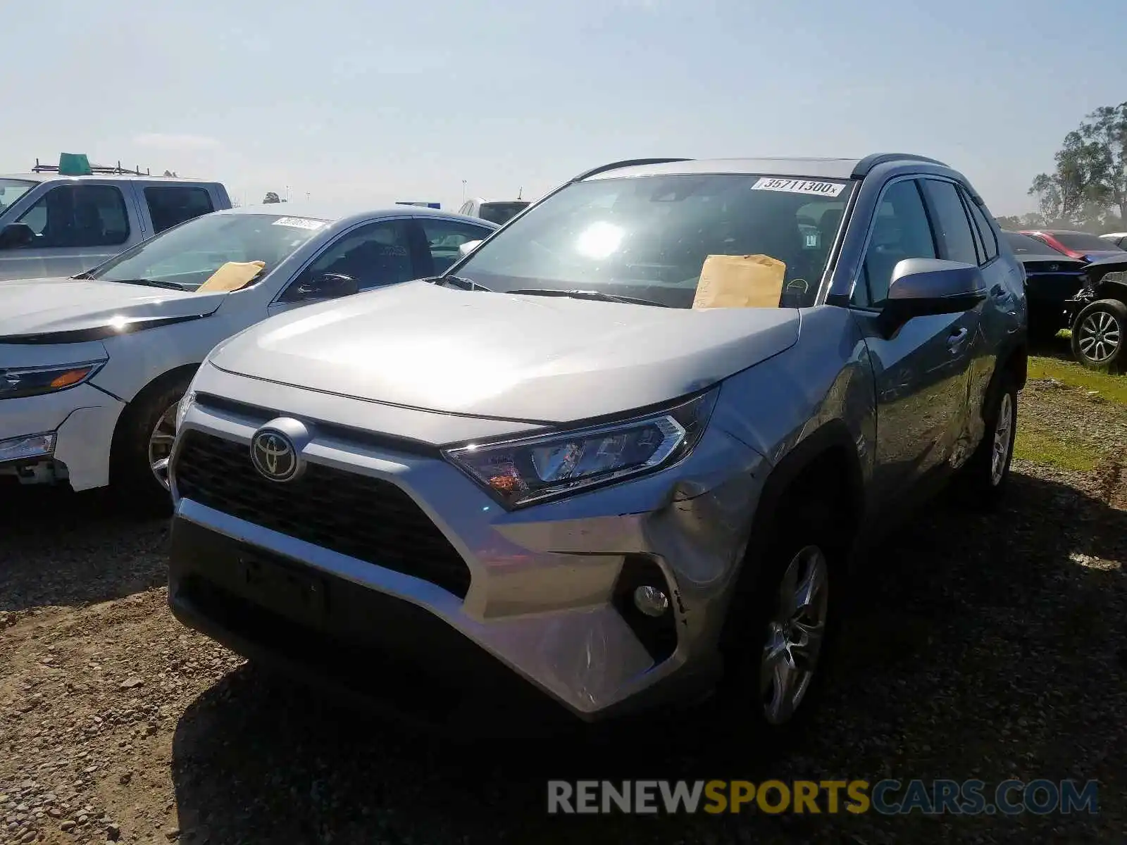 2 Photograph of a damaged car 2T3W1RFV3KW029294 TOYOTA RAV4 2019