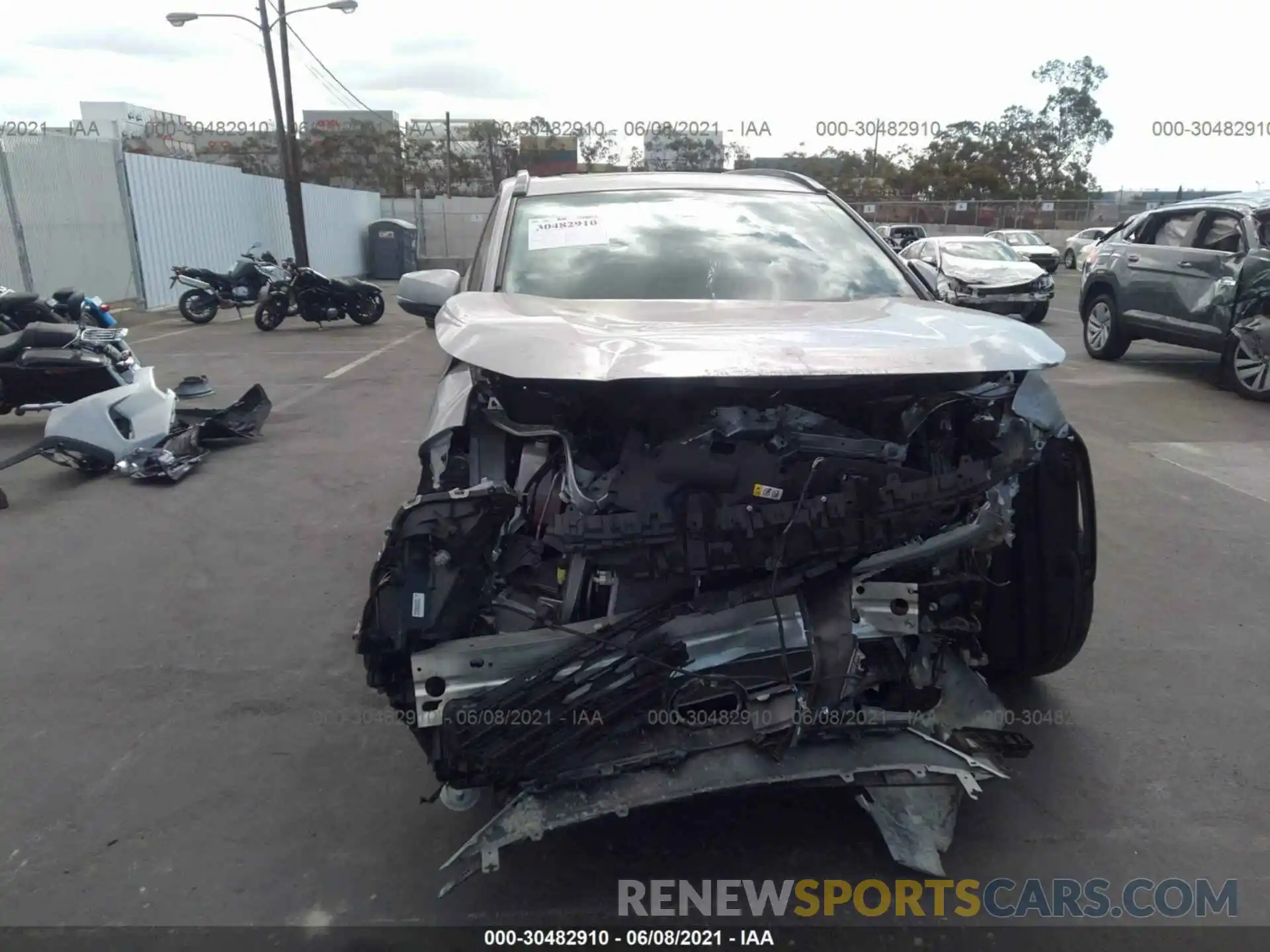 6 Photograph of a damaged car 2T3W1RFV3KW030526 TOYOTA RAV4 2019