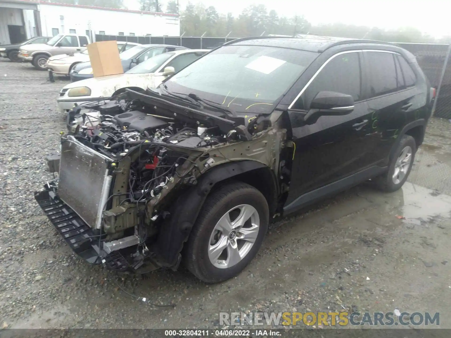 2 Photograph of a damaged car 2T3W1RFV3KW037914 TOYOTA RAV4 2019