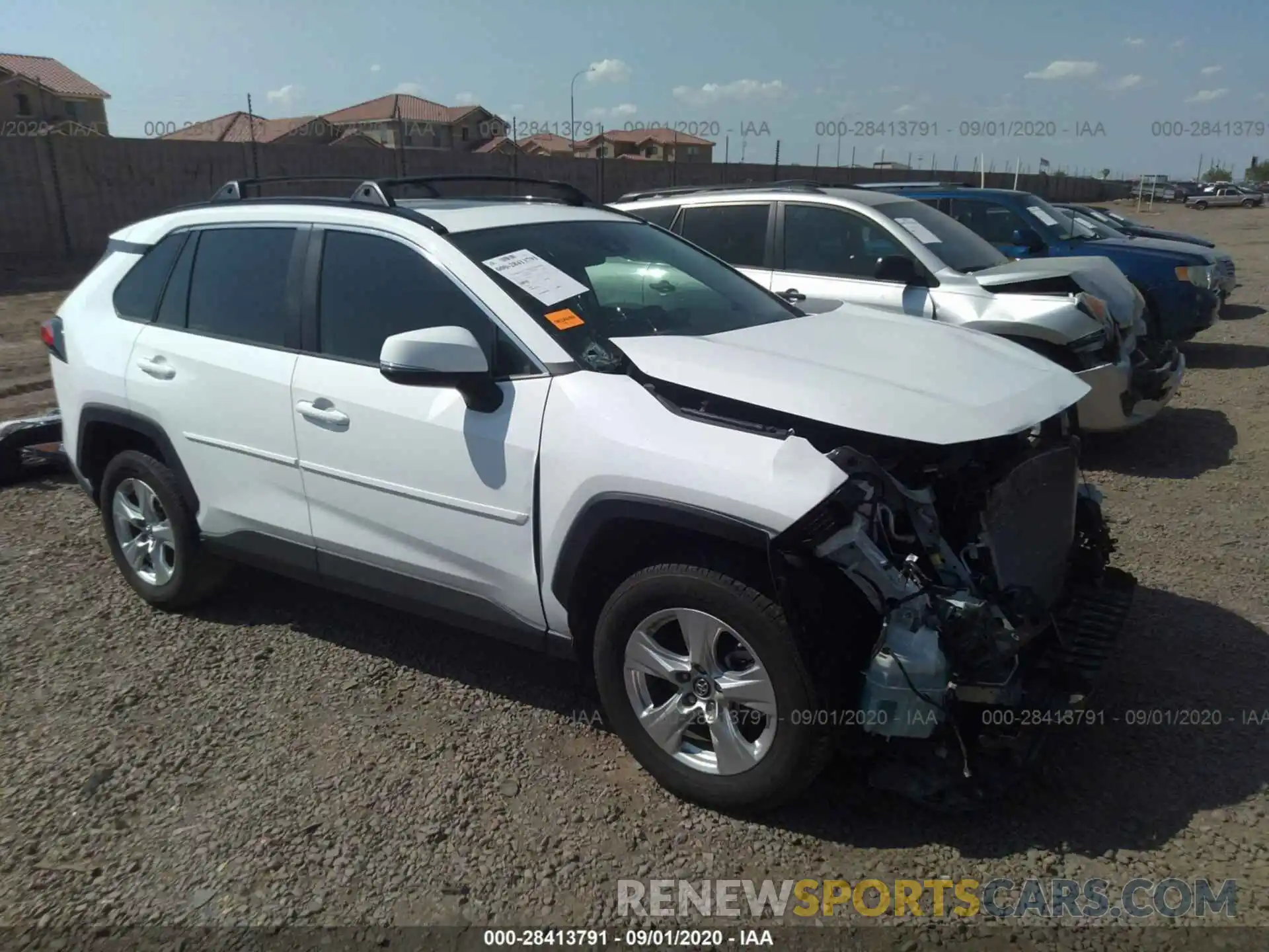 1 Photograph of a damaged car 2T3W1RFV3KW041297 TOYOTA RAV4 2019