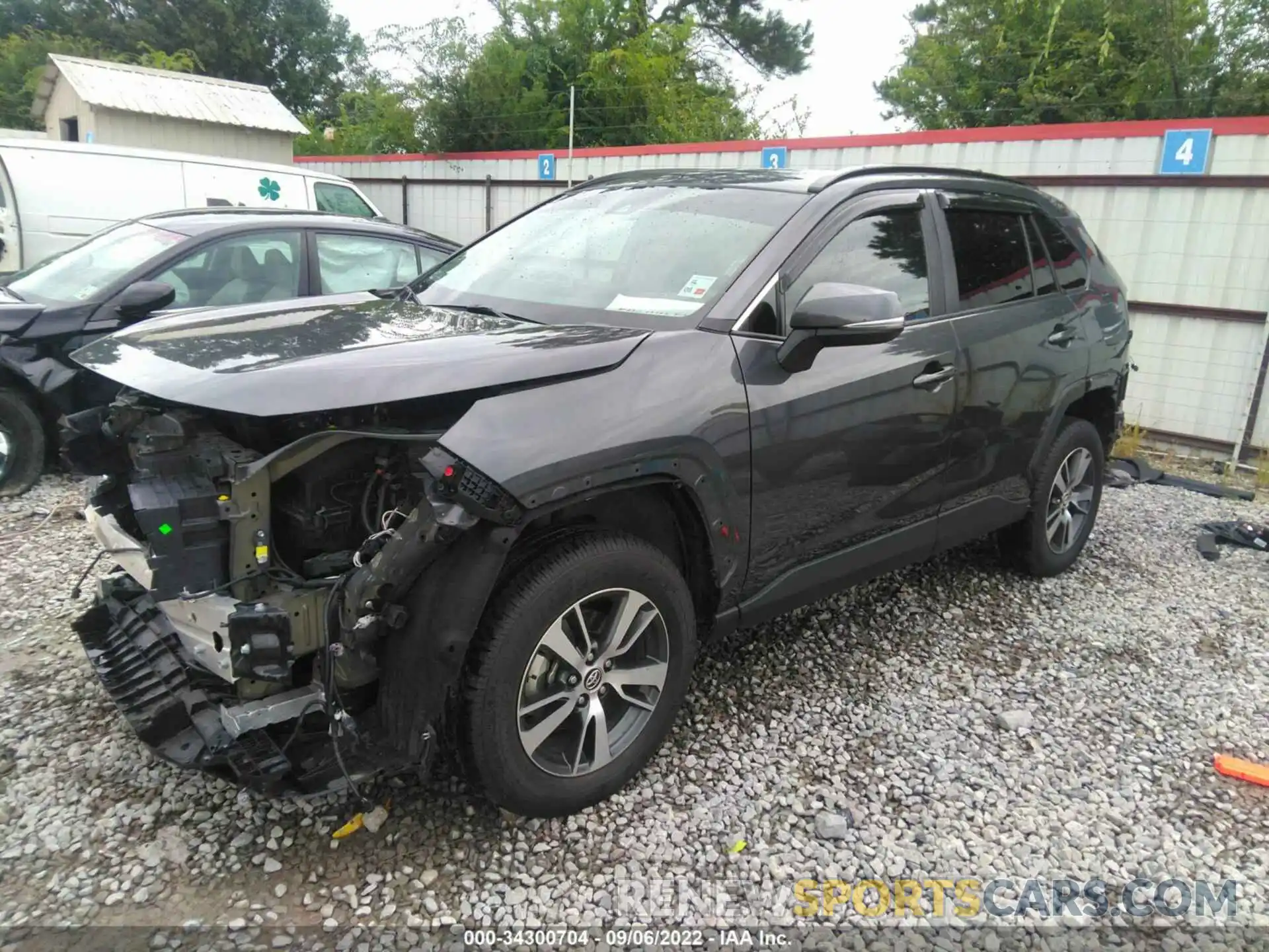 2 Photograph of a damaged car 2T3W1RFV3KW041557 TOYOTA RAV4 2019