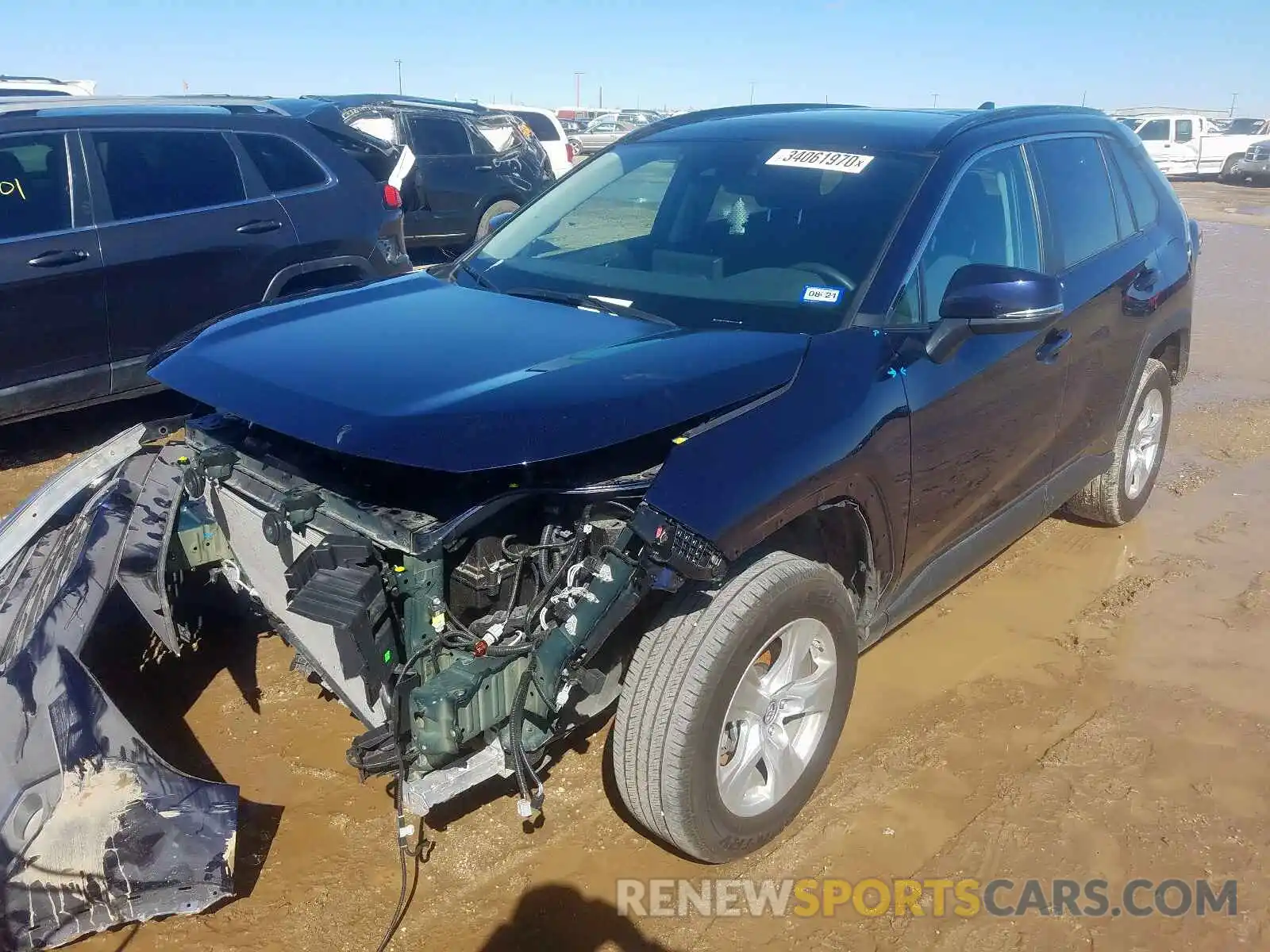 2 Photograph of a damaged car 2T3W1RFV3KW043244 TOYOTA RAV4 2019