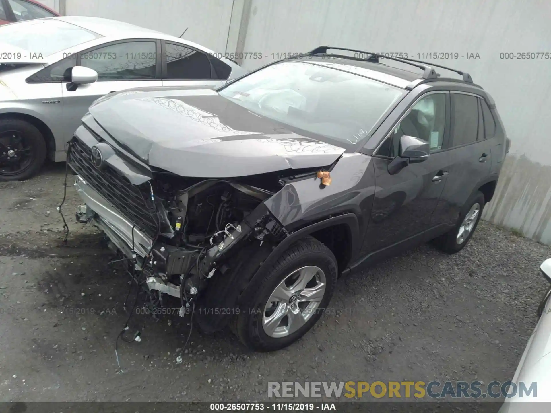 2 Photograph of a damaged car 2T3W1RFV3KW045141 TOYOTA RAV4 2019