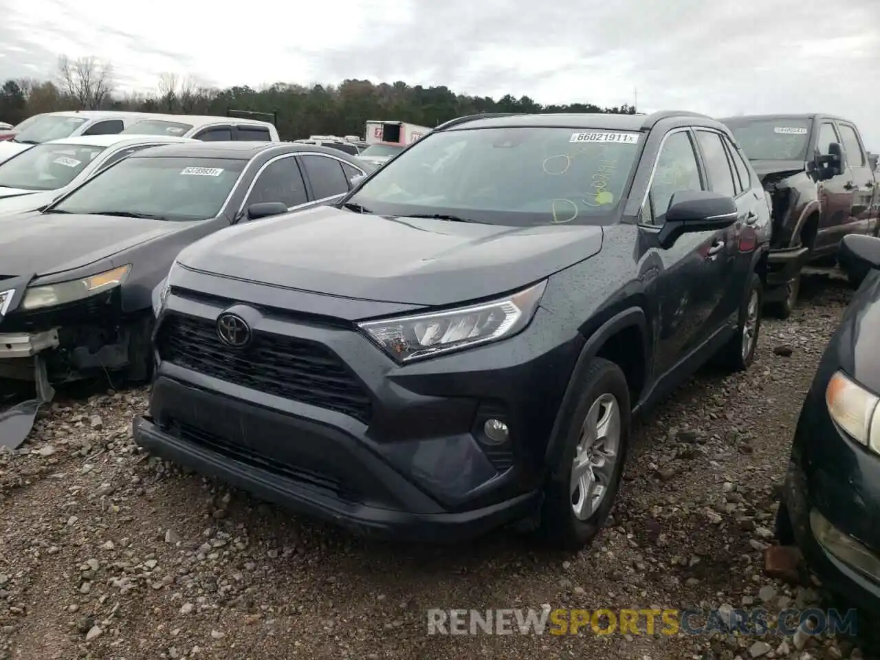 2 Photograph of a damaged car 2T3W1RFV4KC001943 TOYOTA RAV4 2019