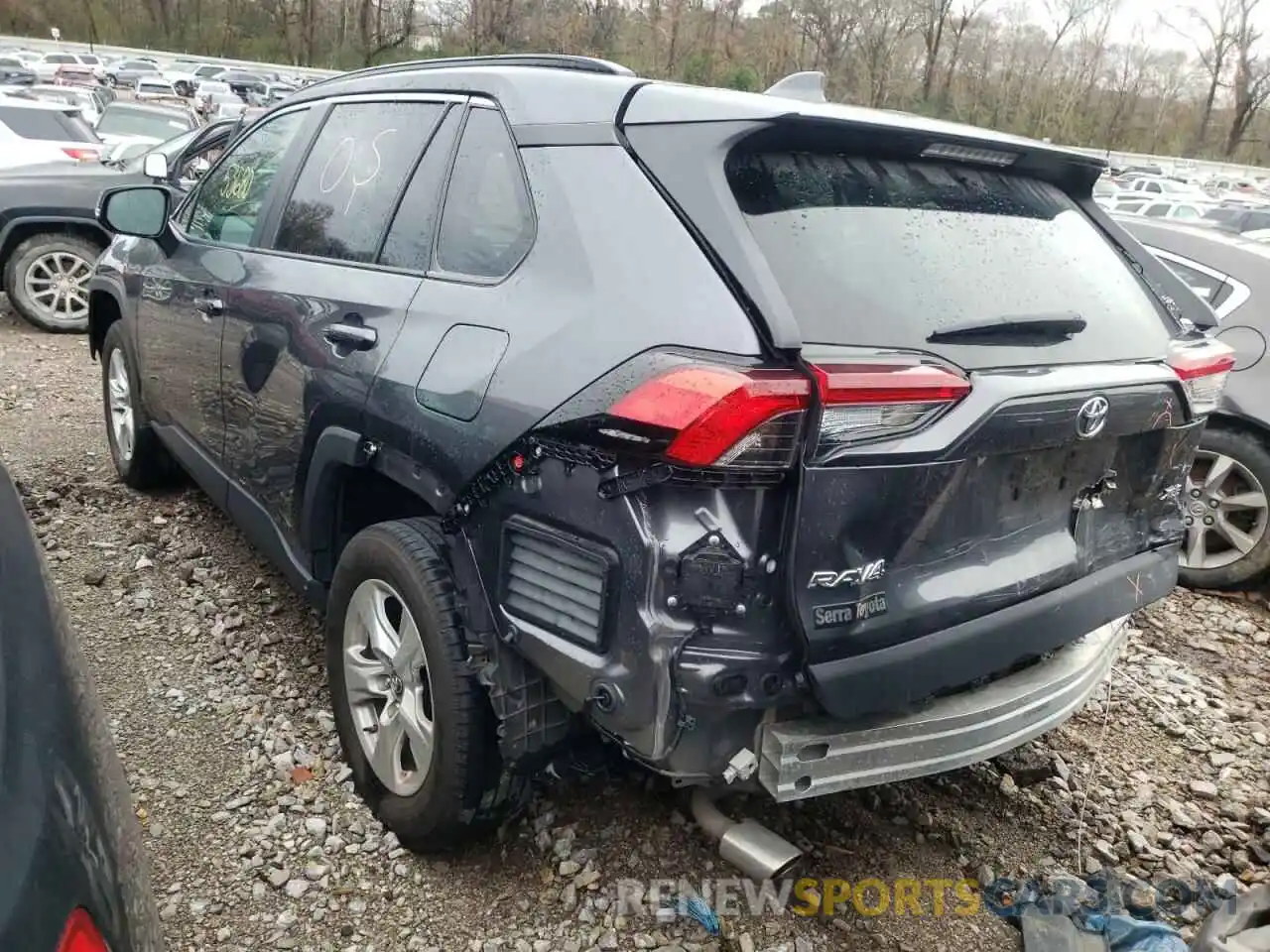 3 Photograph of a damaged car 2T3W1RFV4KC001943 TOYOTA RAV4 2019