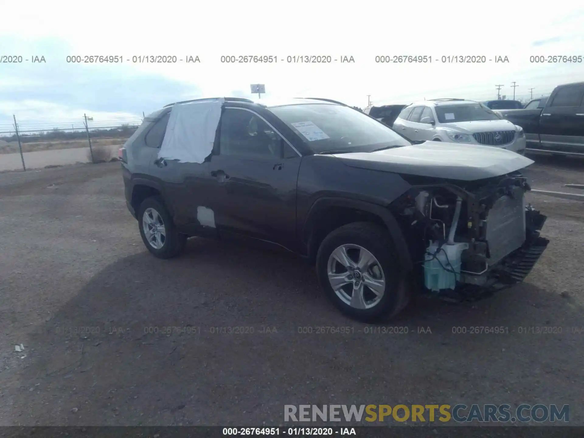 1 Photograph of a damaged car 2T3W1RFV4KC004857 TOYOTA RAV4 2019