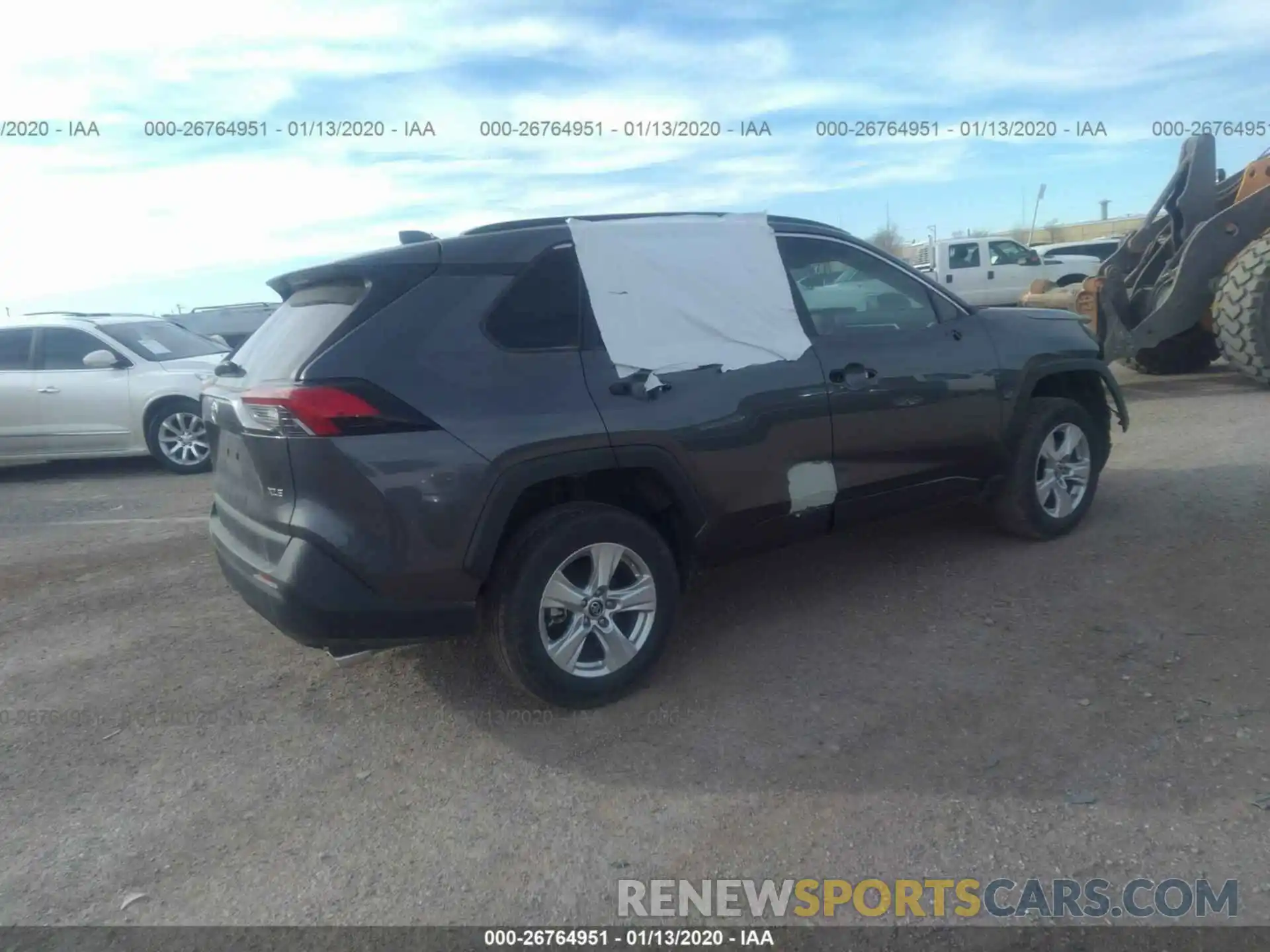 4 Photograph of a damaged car 2T3W1RFV4KC004857 TOYOTA RAV4 2019