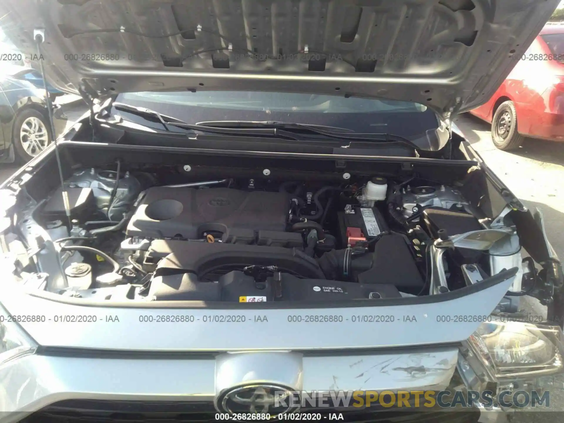 10 Фотография поврежденного автомобиля 2T3W1RFV4KC013946 TOYOTA RAV4 2019