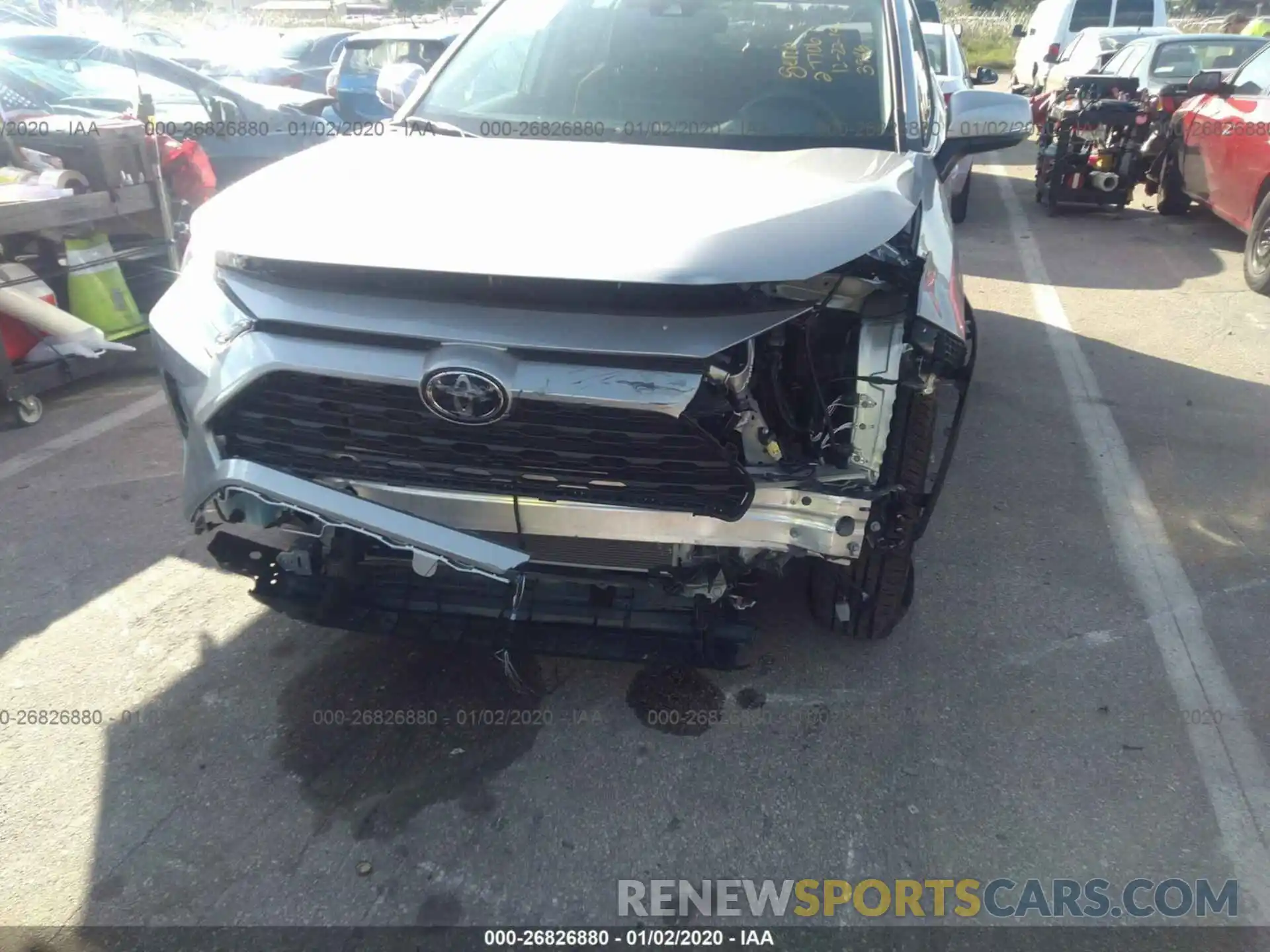 6 Photograph of a damaged car 2T3W1RFV4KC013946 TOYOTA RAV4 2019