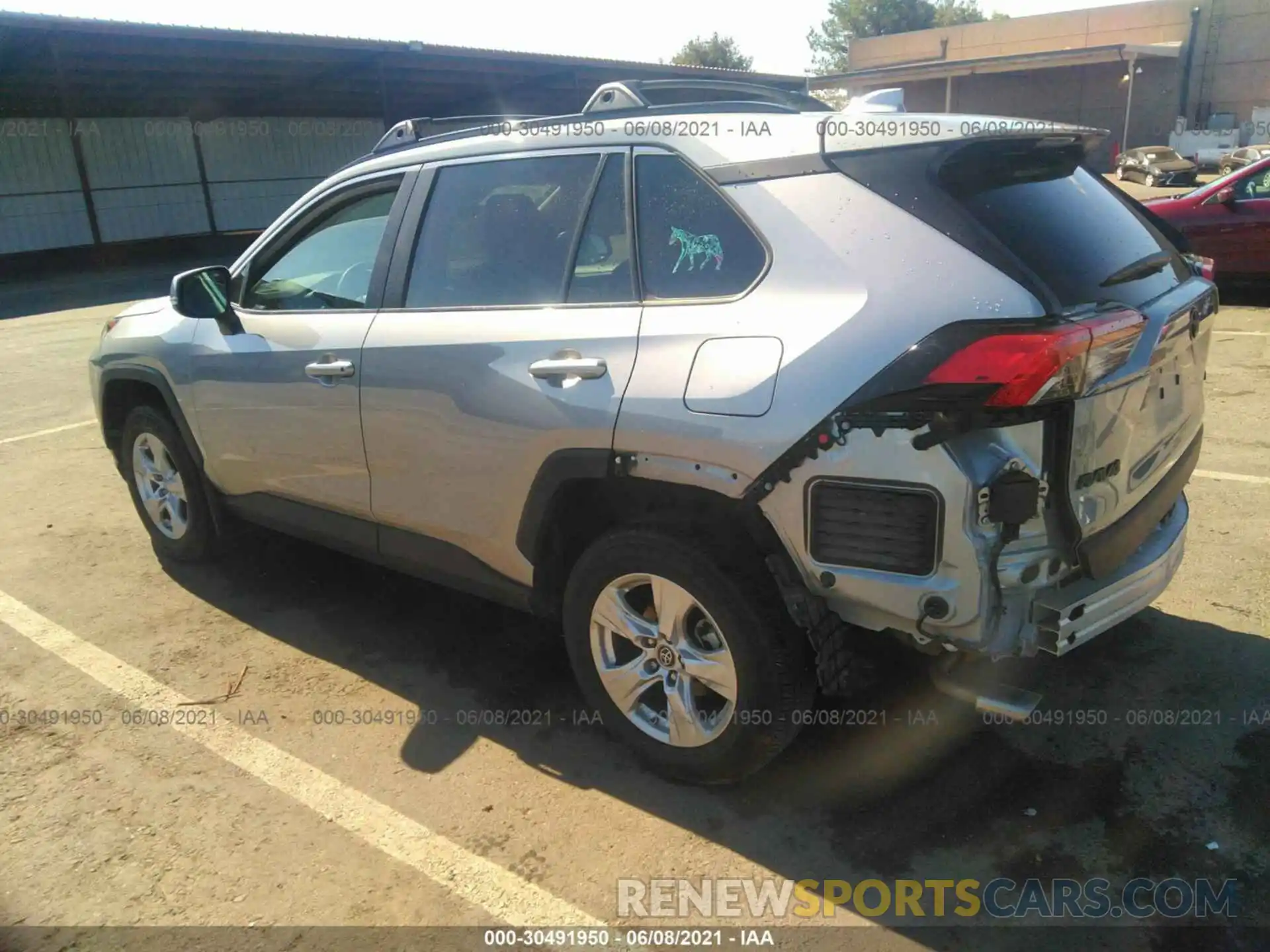 3 Photograph of a damaged car 2T3W1RFV4KC014742 TOYOTA RAV4 2019