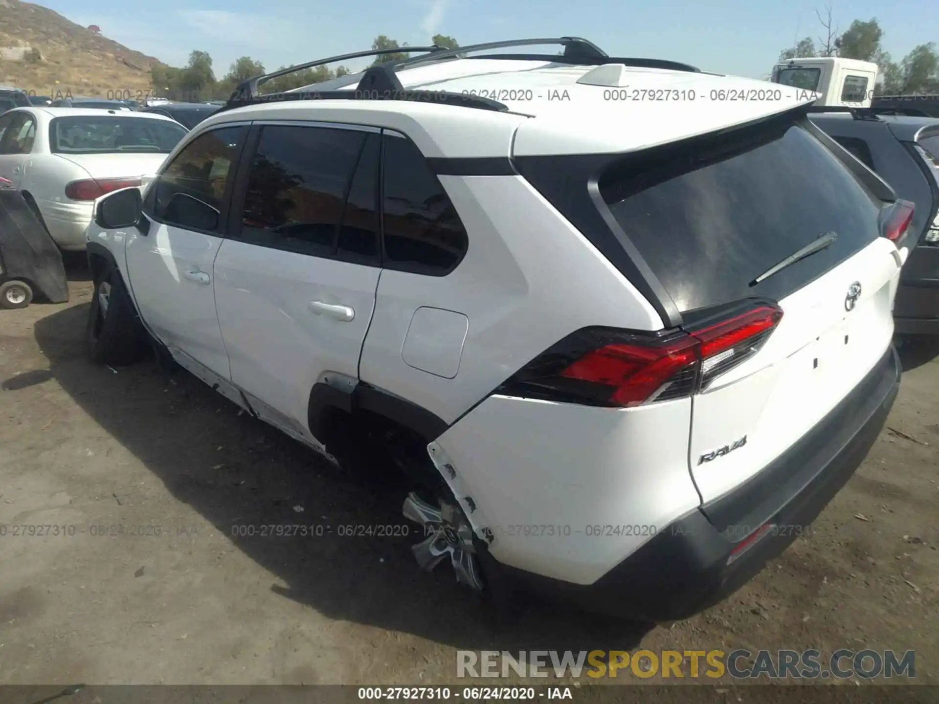 3 Photograph of a damaged car 2T3W1RFV4KC022856 TOYOTA RAV4 2019