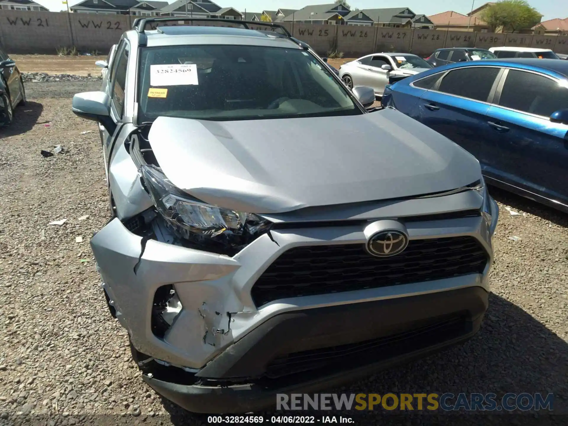 6 Фотография поврежденного автомобиля 2T3W1RFV4KC024476 TOYOTA RAV4 2019