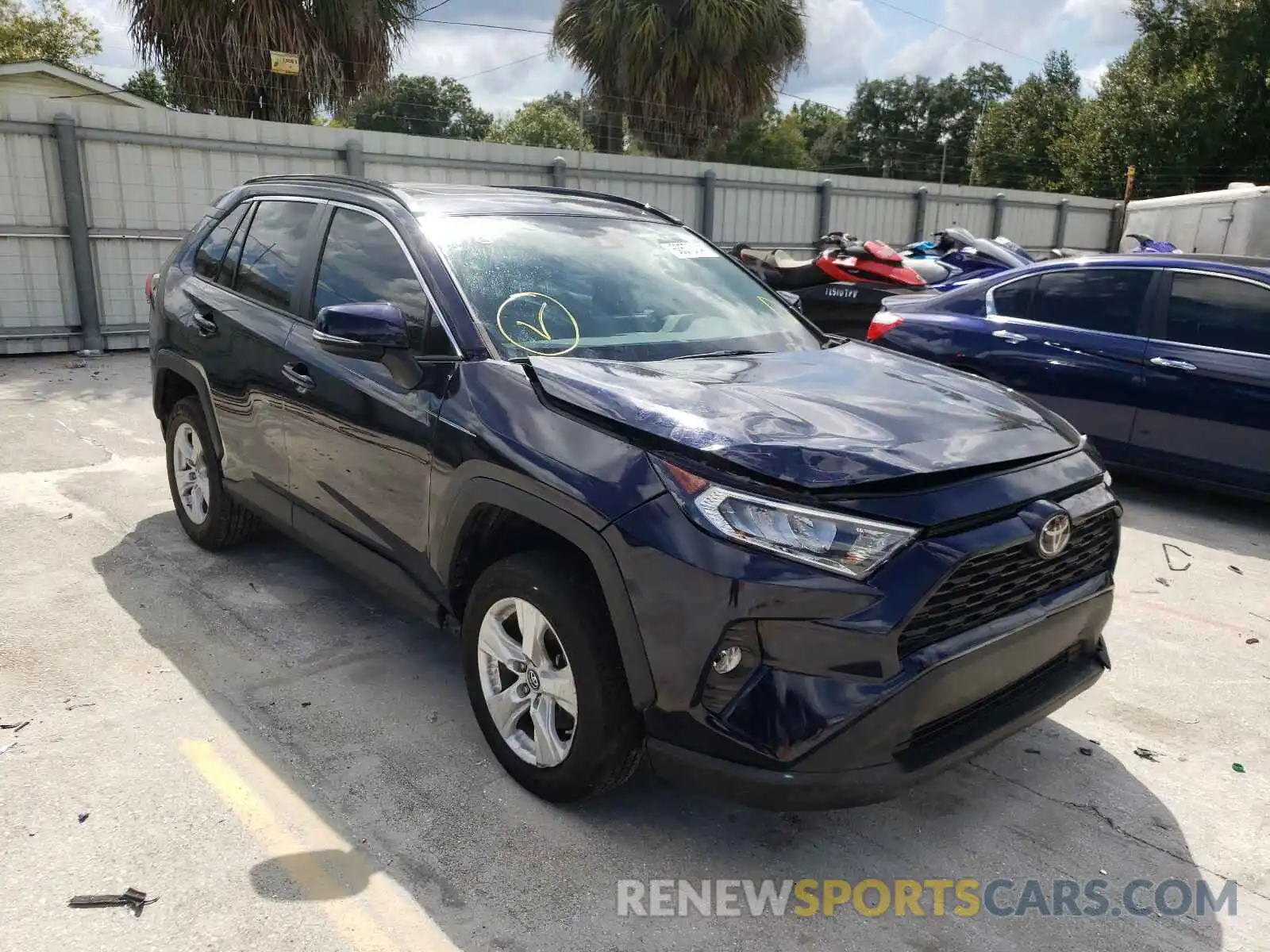 1 Photograph of a damaged car 2T3W1RFV4KC025515 TOYOTA RAV4 2019