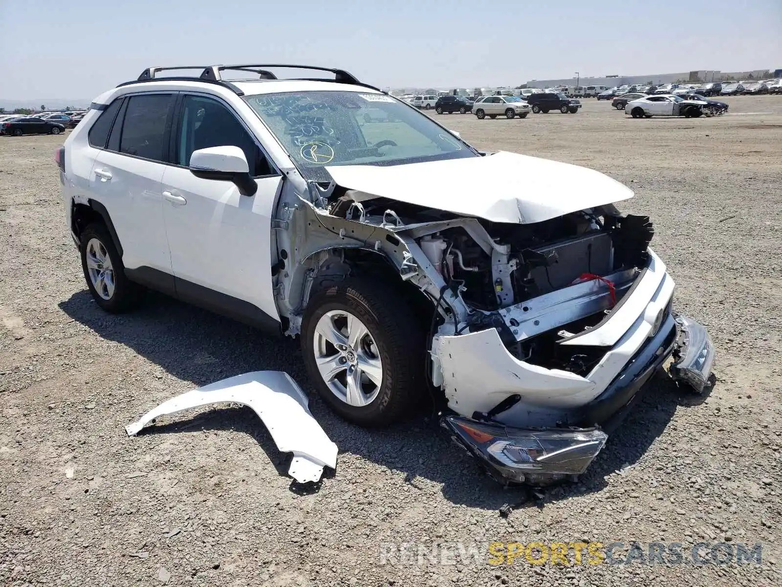 1 Photograph of a damaged car 2T3W1RFV4KC029886 TOYOTA RAV4 2019