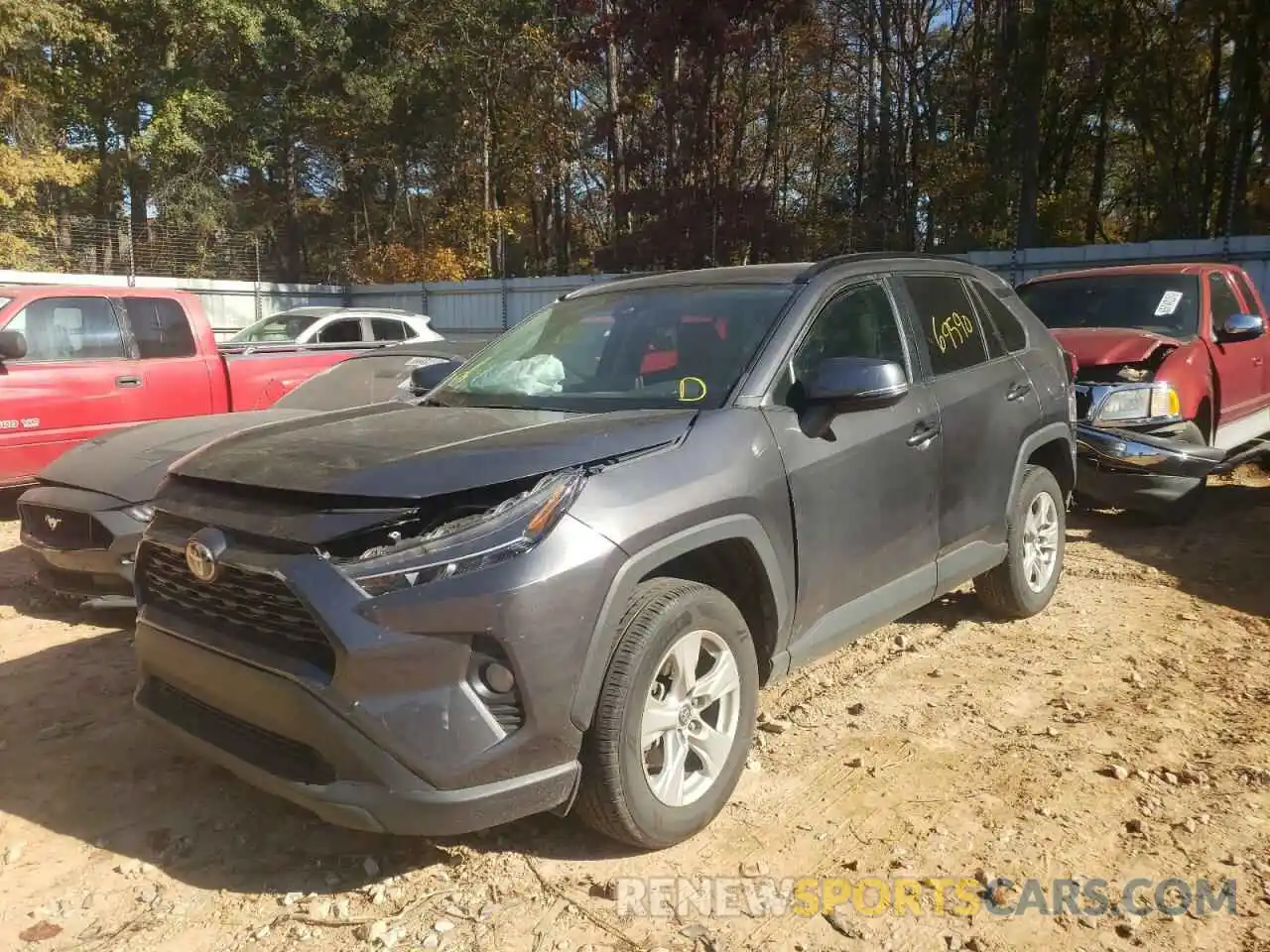 2 Photograph of a damaged car 2T3W1RFV4KW003173 TOYOTA RAV4 2019